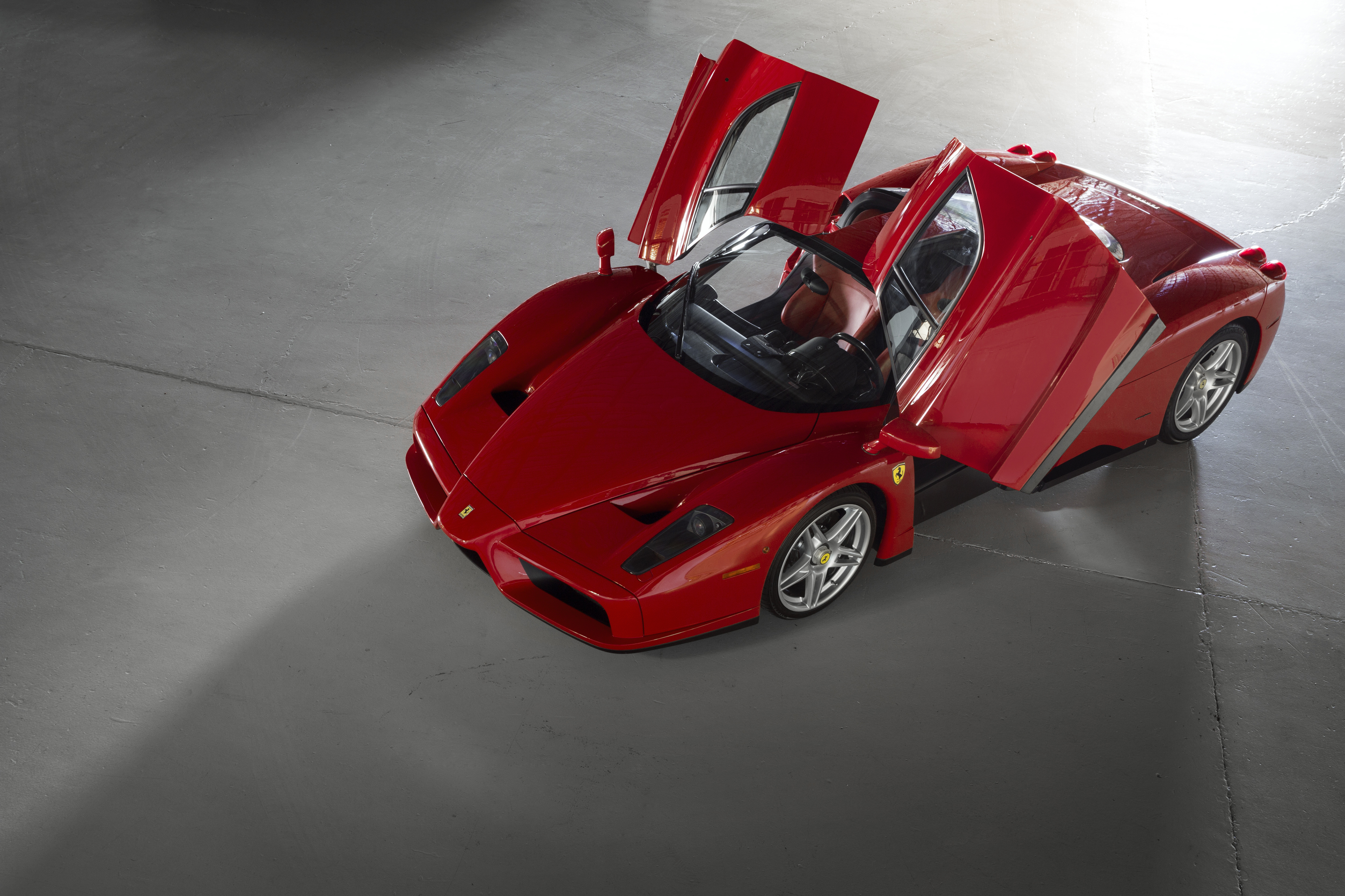 Ferrari Enzo Ferrari Red Cars Sports Car Italian Cars Car Vehicle Scissor Doors 5000x3333