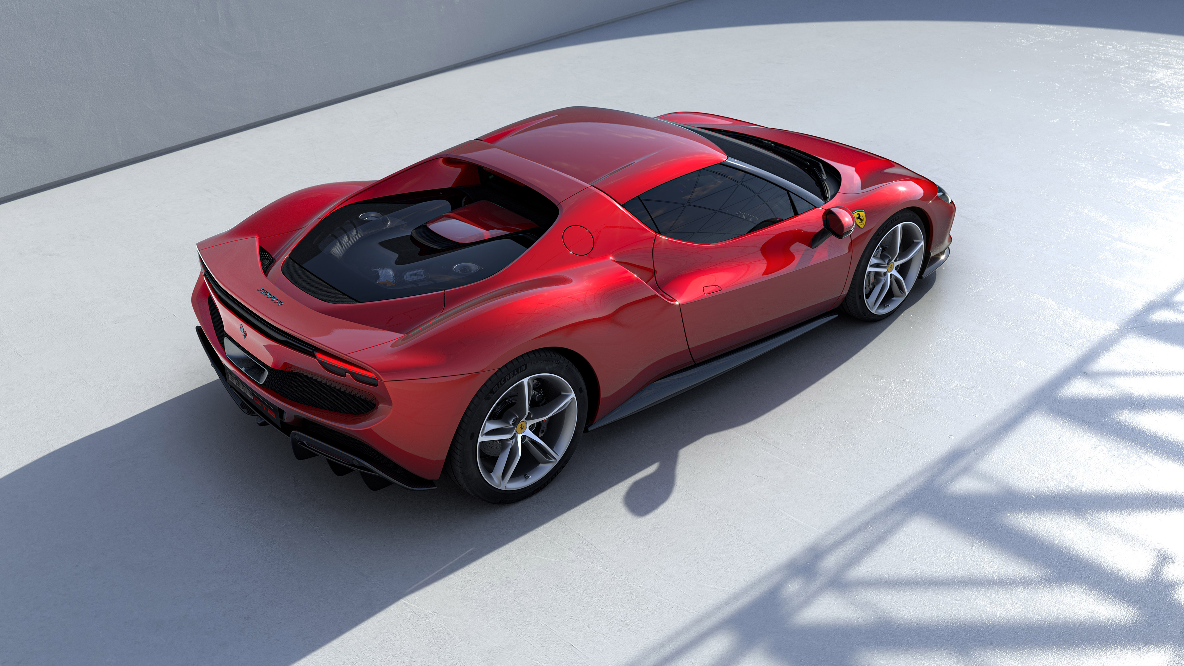 Car Electric Car Ferrari Red Car Sport Car 3840x2160