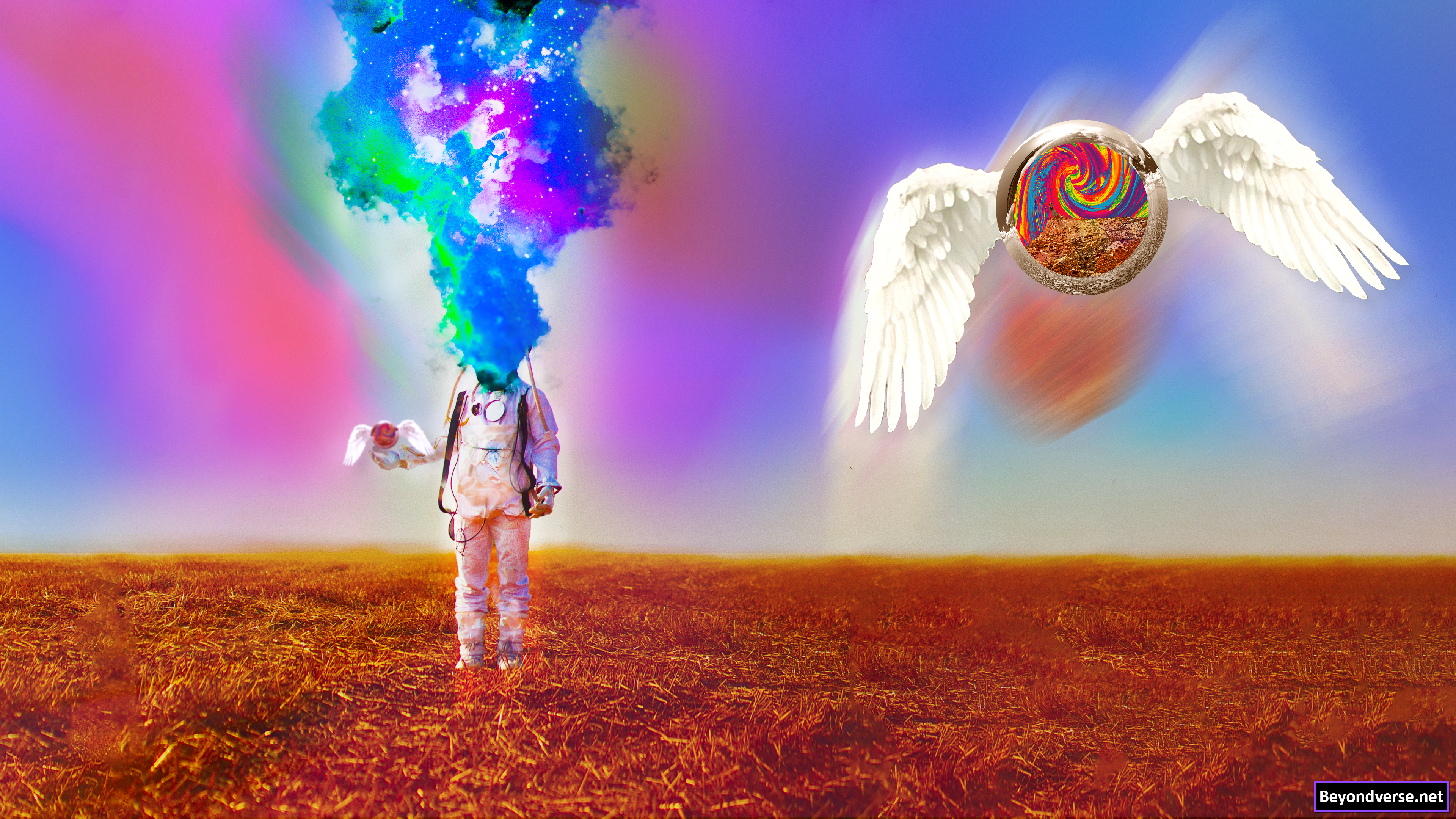 Psychedelic Trippy Surreal Space 3840x2160