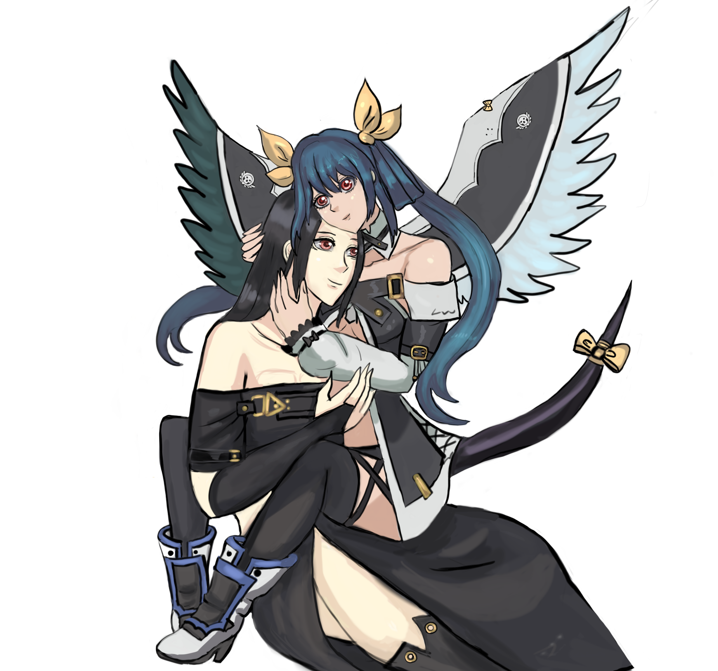 Dizzy Guilty Gear Testament Guilty Gear Anime Girl With Wings Anime Games Fighting Games Anime Coupl 2458x2299