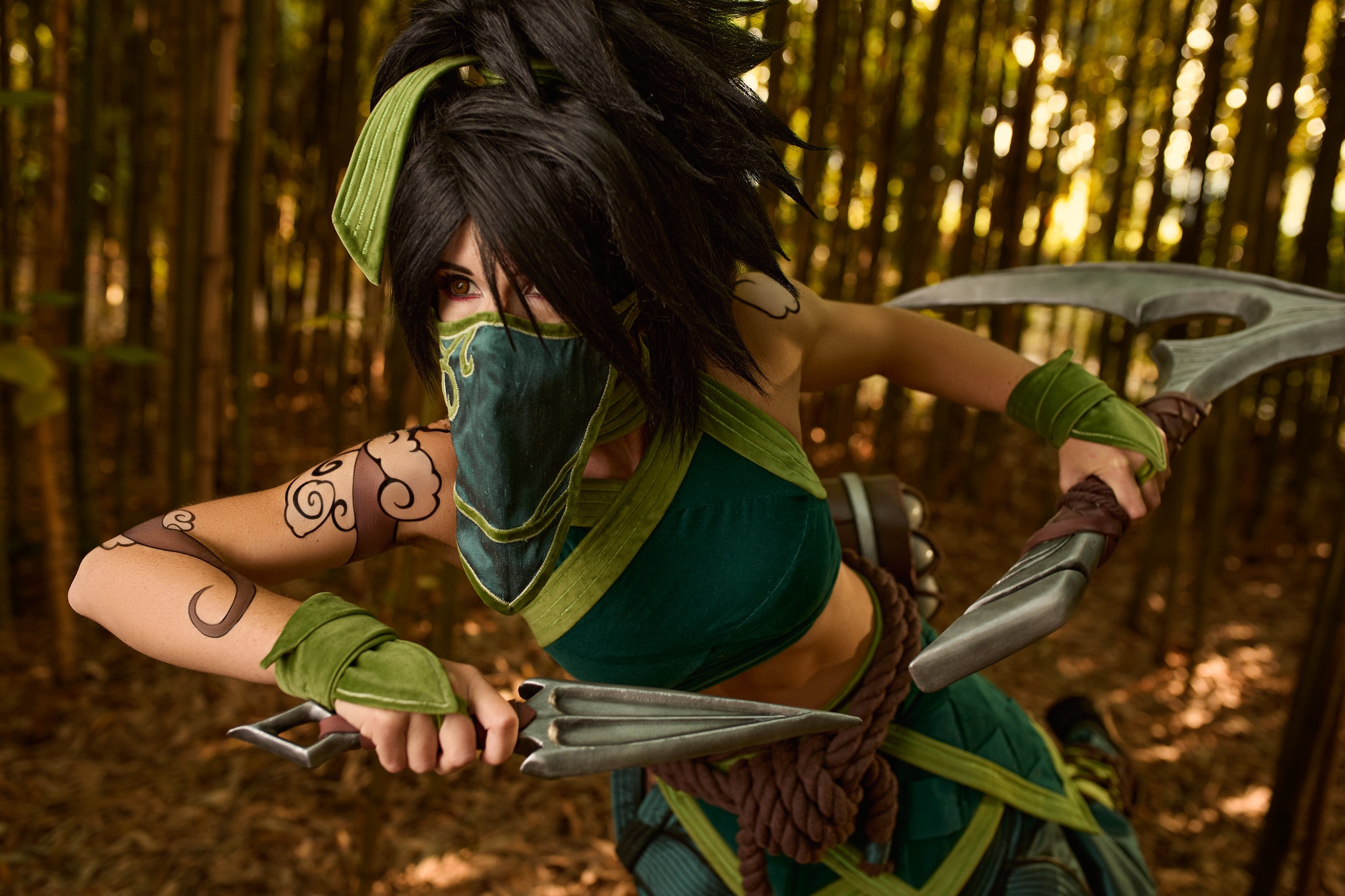 Cosplay League Of Legends PC Gaming Akali League Of Legends Women Model Costumes Video Game Girls Vi 2048x1365