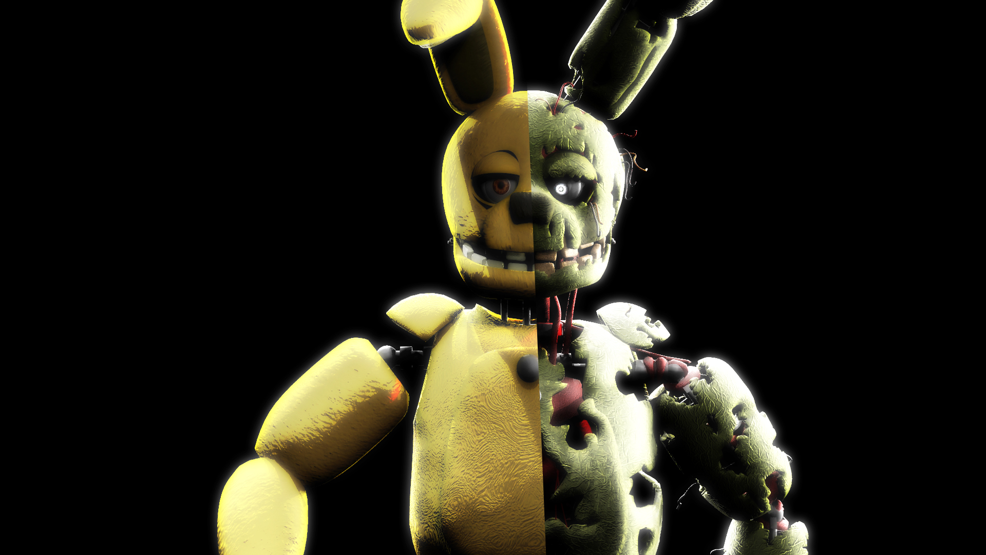 Springtrap Five Nights At Freddy 039 S Golden Bonnie Five Nights At Freddy 039 S 1920x1080