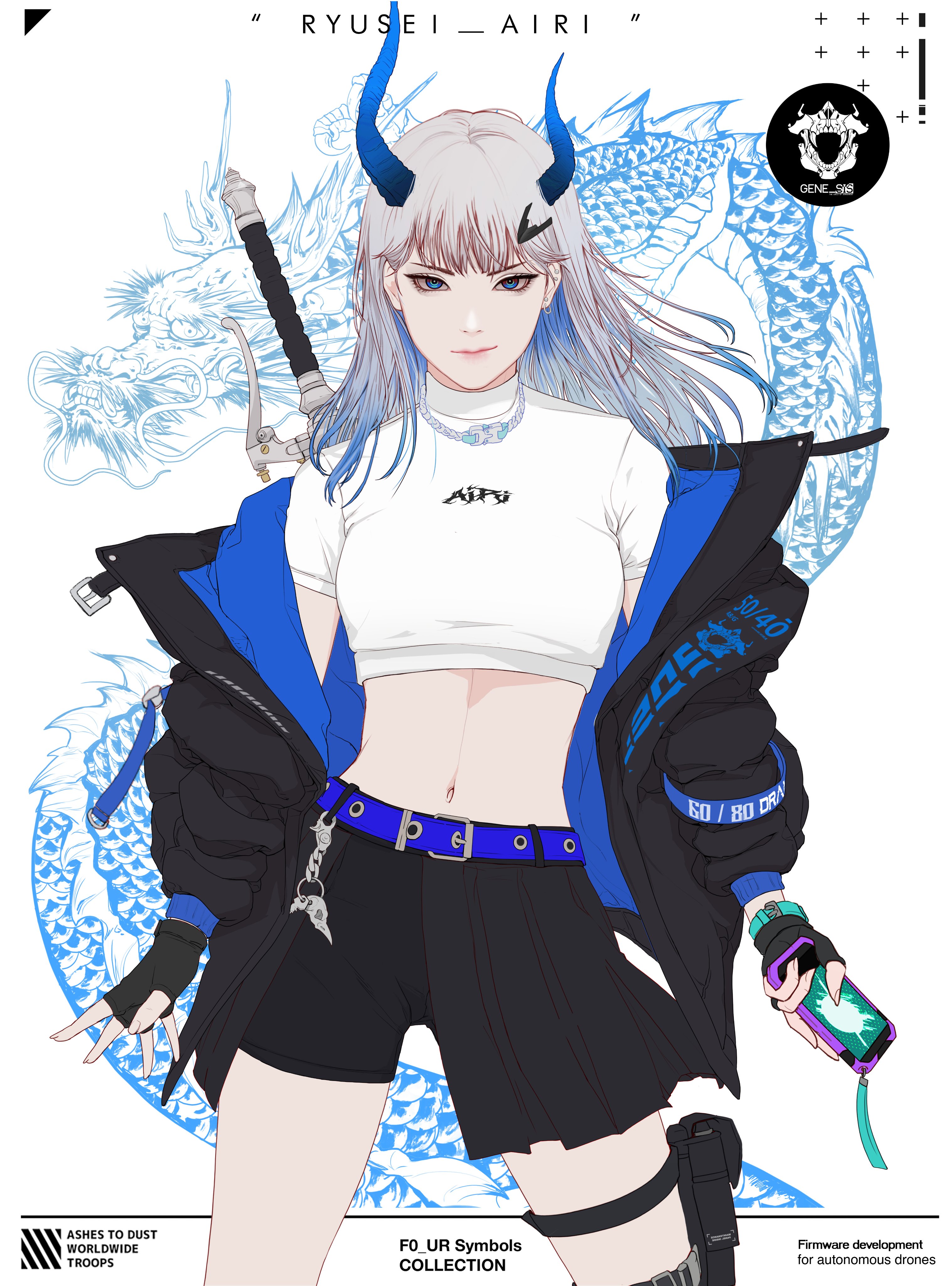 Gharliera Anime Girls Horns Demon Horns Anime Chinese Dragon Wallpaper   Resolution3034x4096  ID1292276  wallhacom