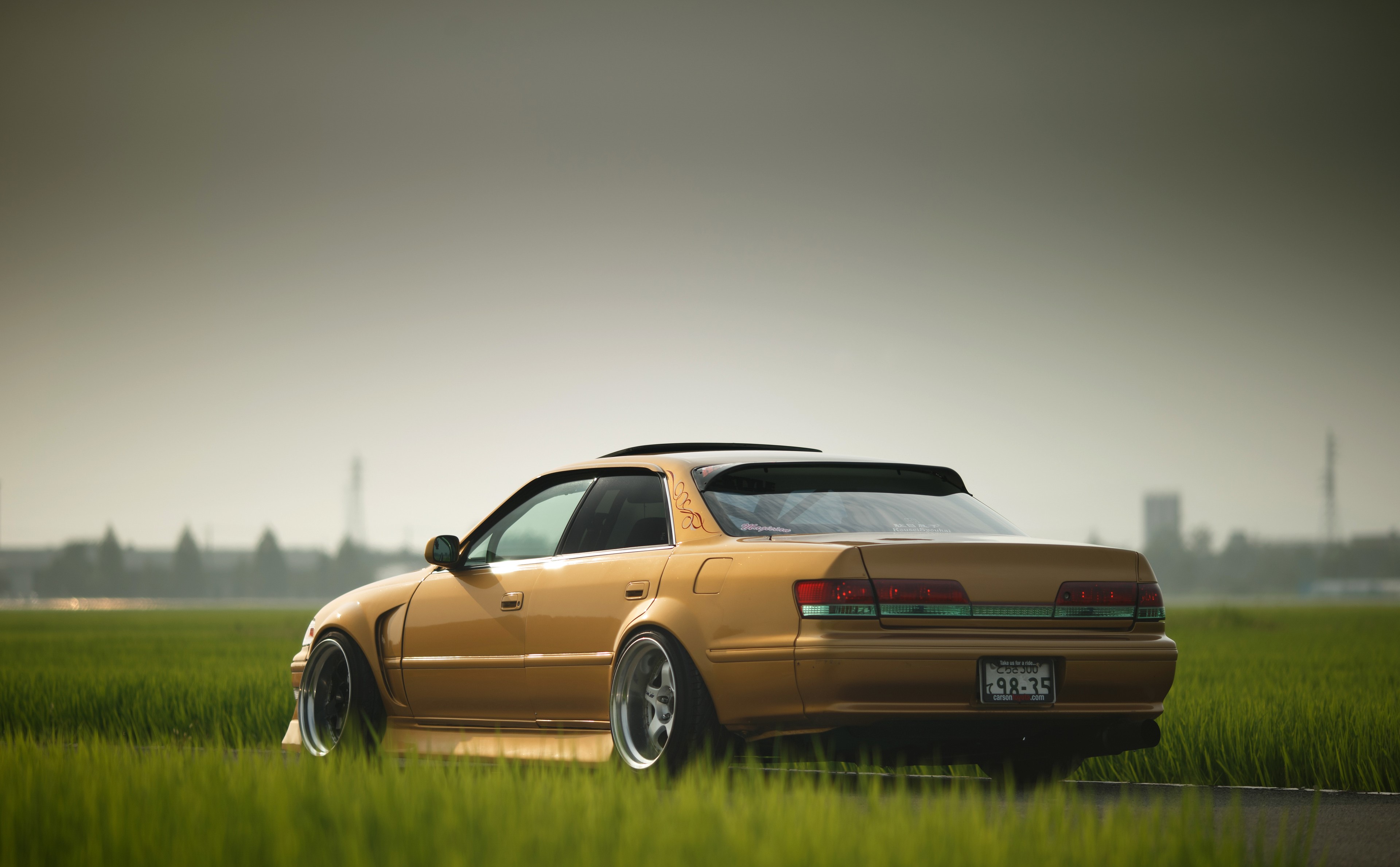 Jzx100 Toyota Mark Ii Custom Made Gold JDM Japanese Cars 3840x2377