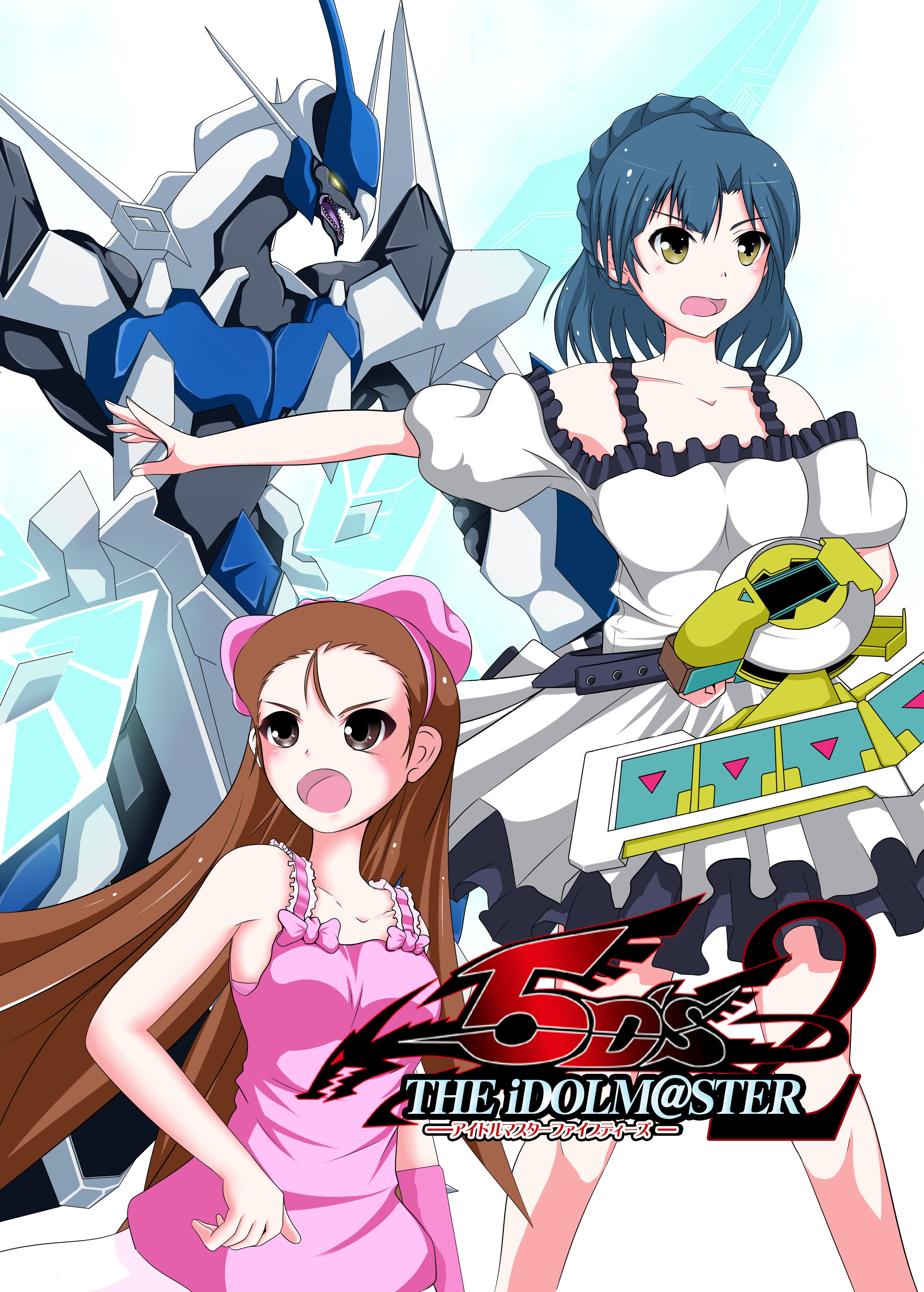 Minase Iori Nanao Yuriko Clear Wing Synchro Dragon Dragon Anime Anime Girls Trading Card Games Cross 2591x3624