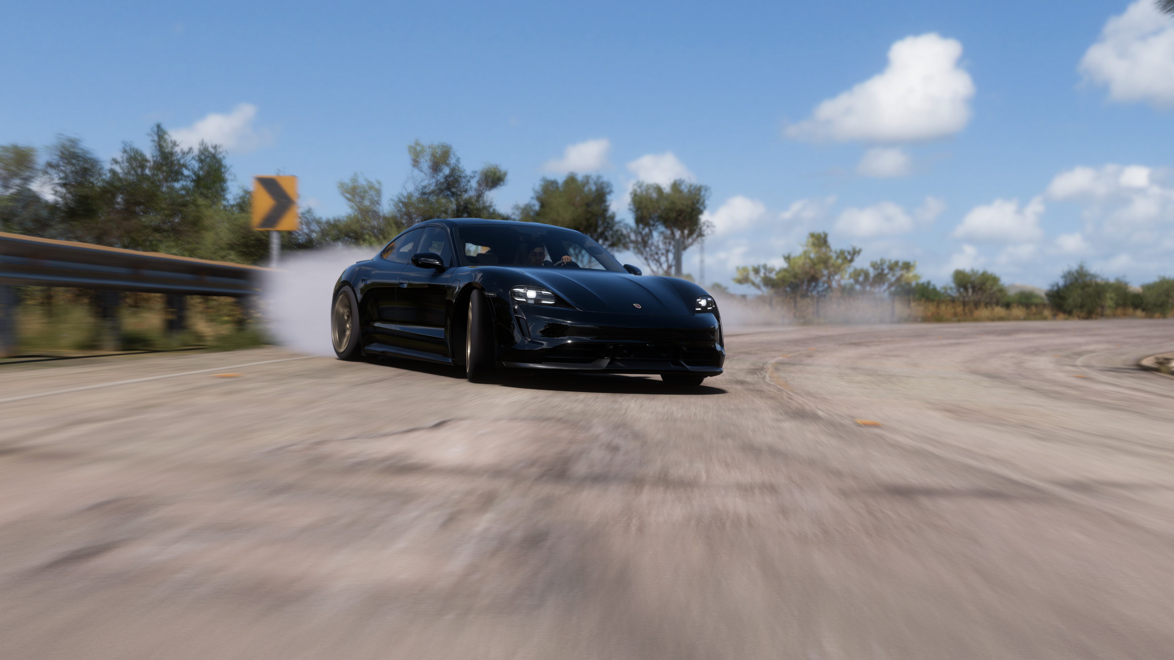Forza Forza Horizon 5 Porsche Taycan Video Games Photography 3840x2160