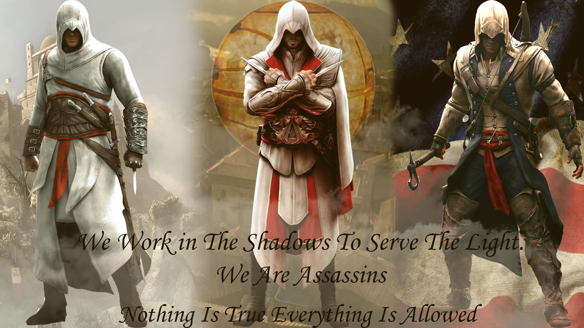 Ezio Assassin 039 S Creed Altair Assassin 039 S Creed Connor Assassin 039 S Creed 1920x1080