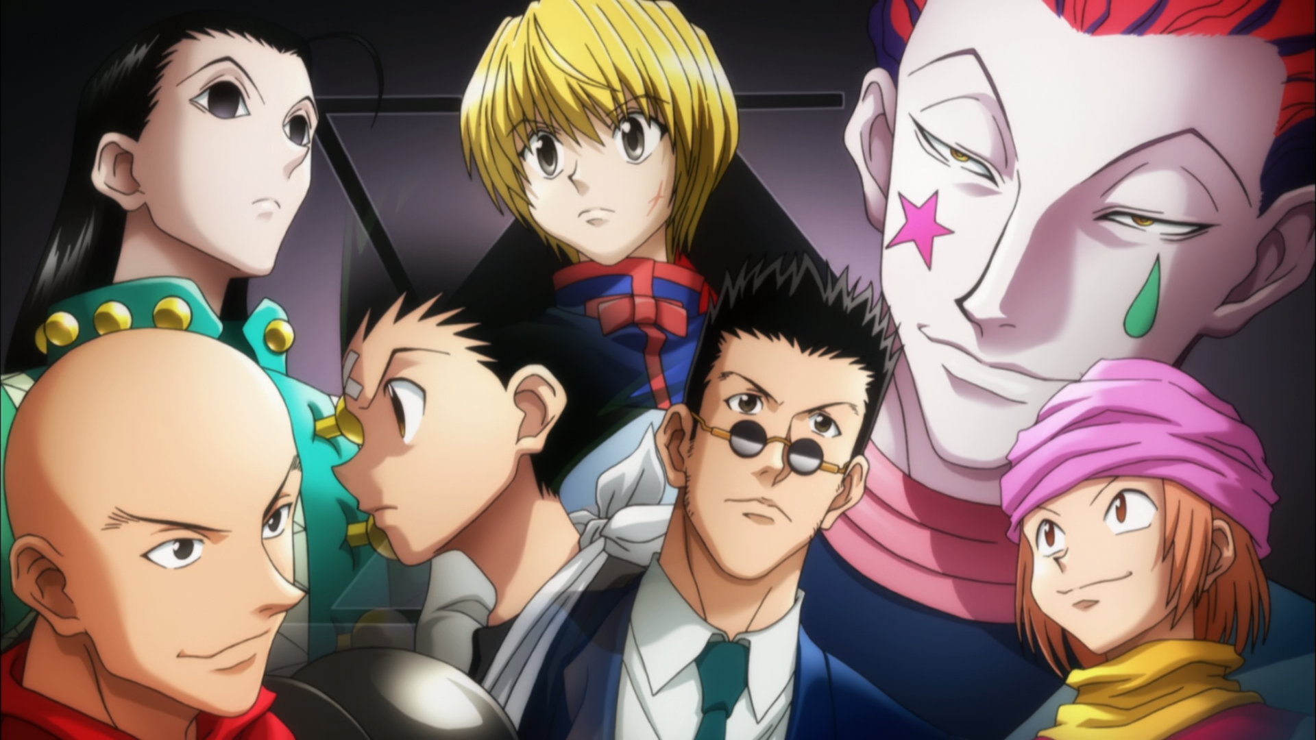 Gon Freecss Kurapika Hunter Hunter Leorio Paradinight Hisoka Hunter Hunter Irumi Zoldik 1920x1080