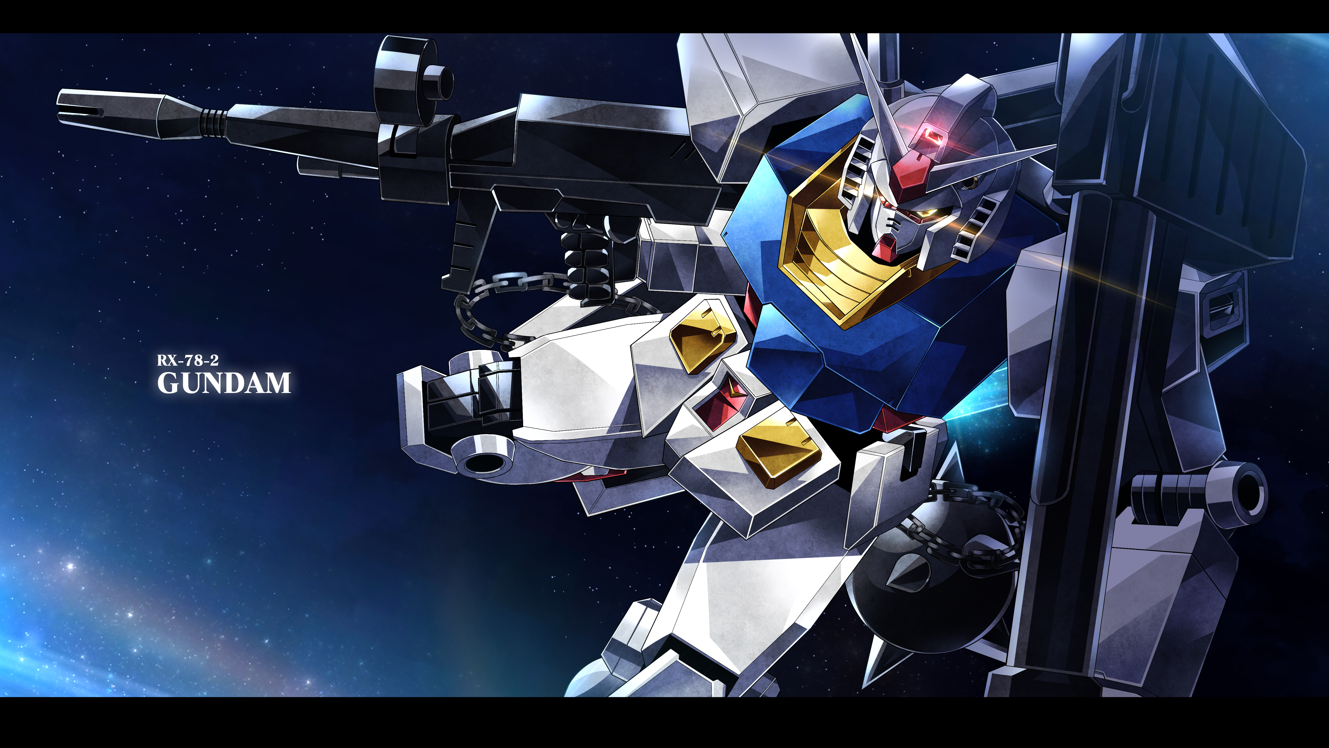 Anime Robot Gundam RX 78 Gundam Mobile Suit Gundam Super Robot Wars Artwork Fan Art Digital Art 5160x2903