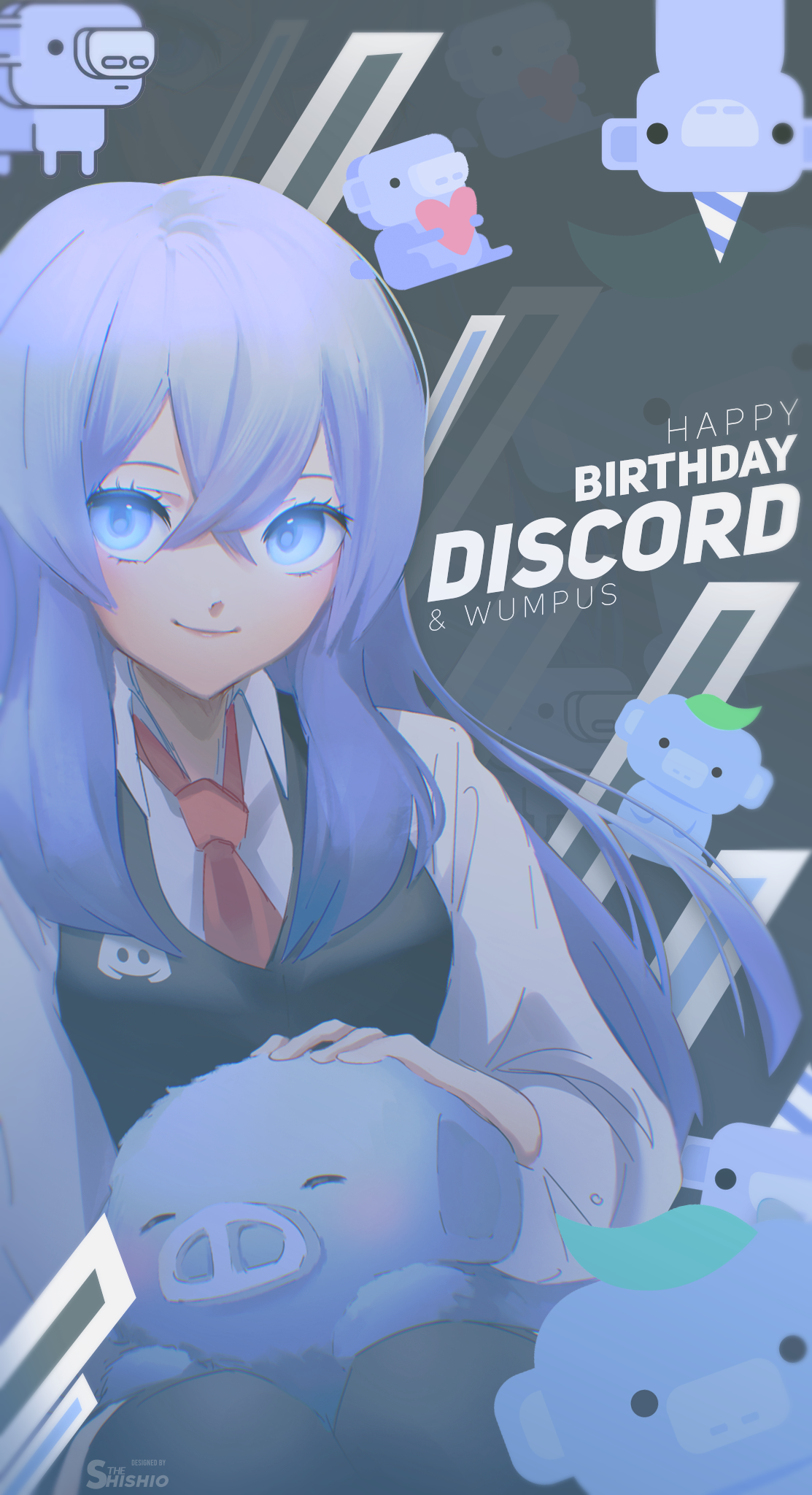 Discord Shapes Anime Girls 1113x2048
