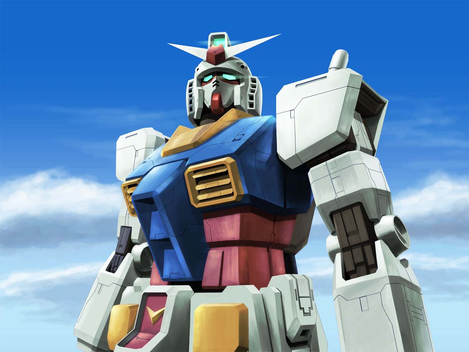 Anime Robot Gundam Mobile Suit Gundam Super Robot Wars RX 78 Gundam Artwork Digital Art Fan Art 1500x1125