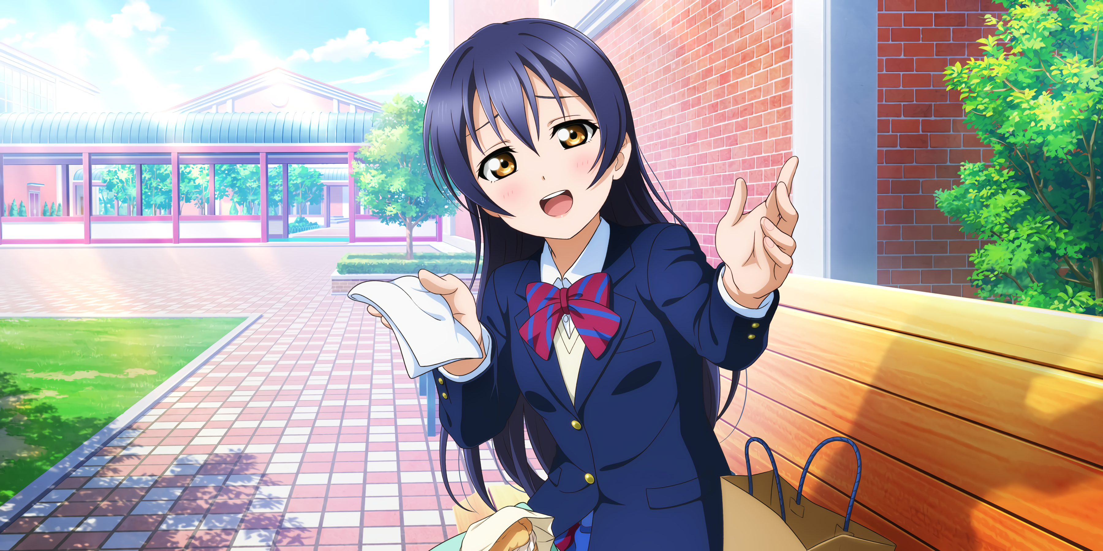 Love Live Sonoda Umi Anime Girls 3600x1800