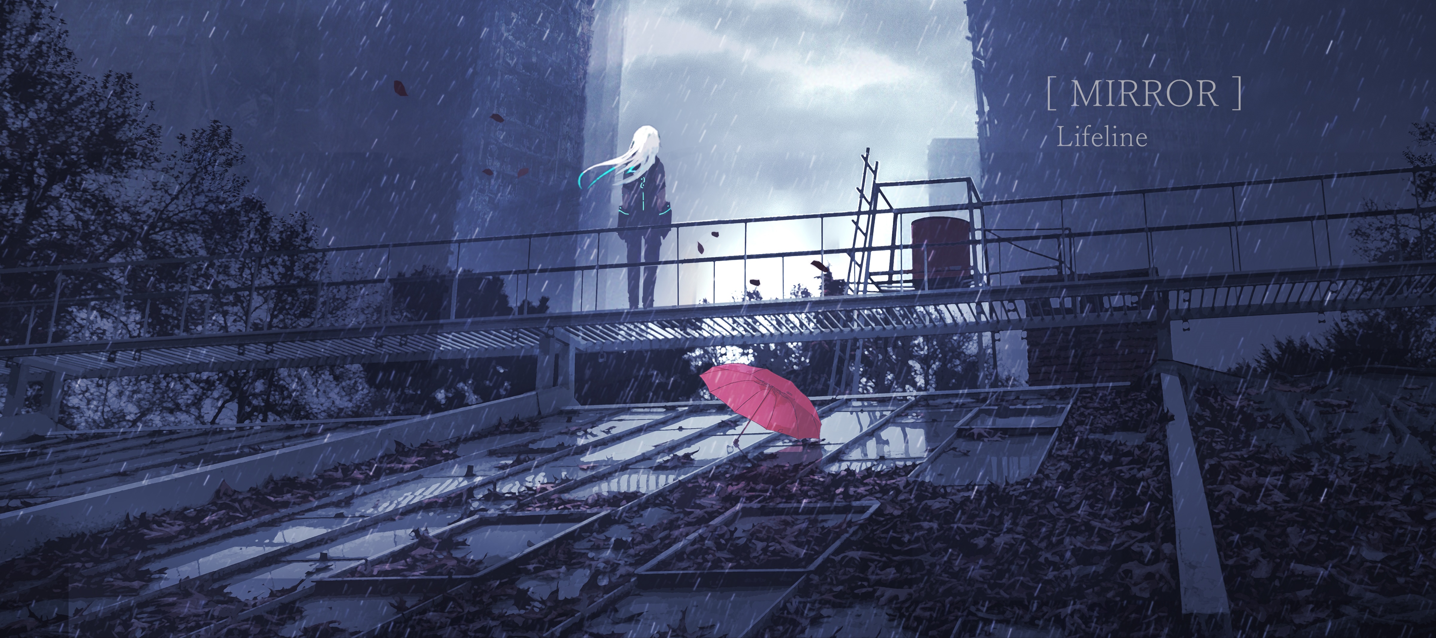 Anime Rainy Sky Background - Stock Motion Graphics | Motion Array