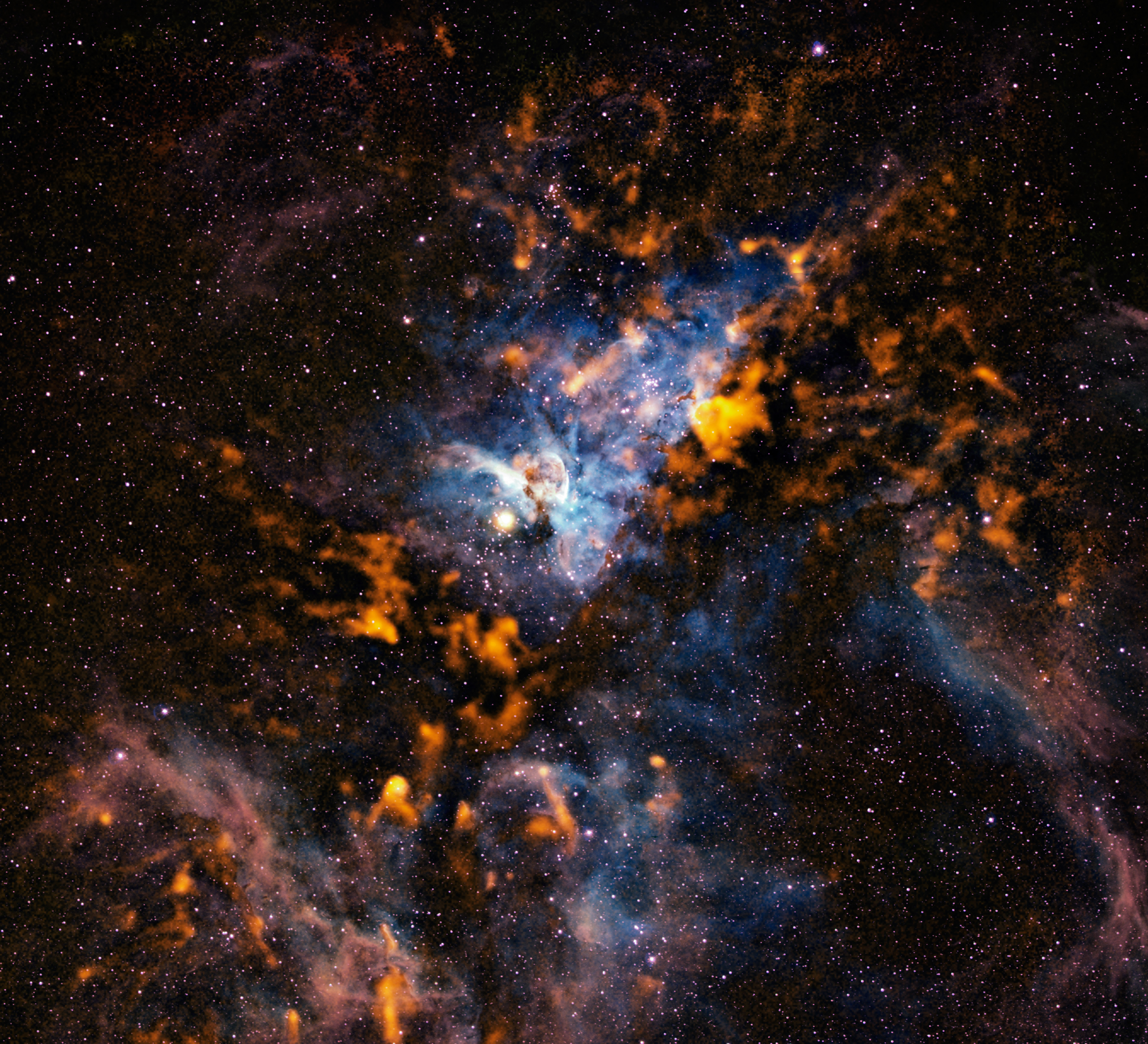 Carina Nebula Keyhole Nebula Stars 4056x3687