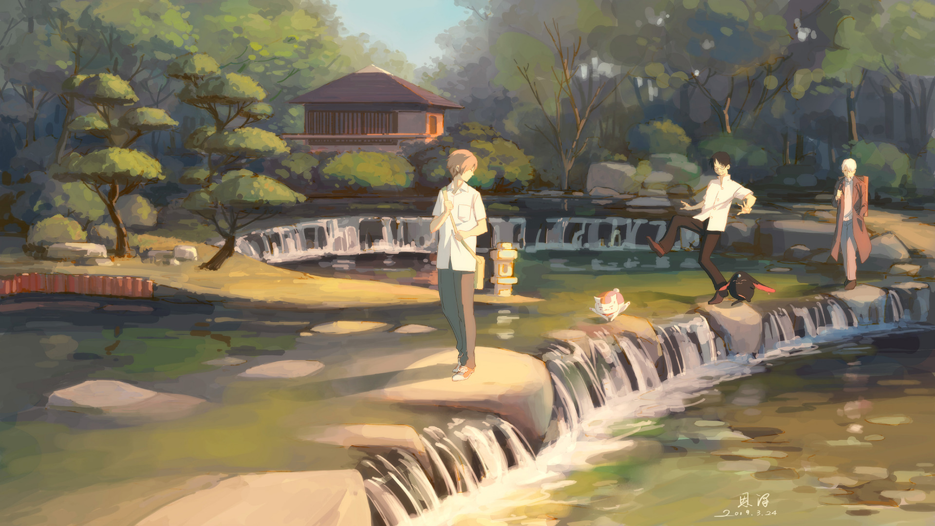 Ginko Mushishi Kimihiro Watanuki Madara Natsume Yuujinchou Mushishi Natsume 039 S Book Of Friends Ta 1920x1080