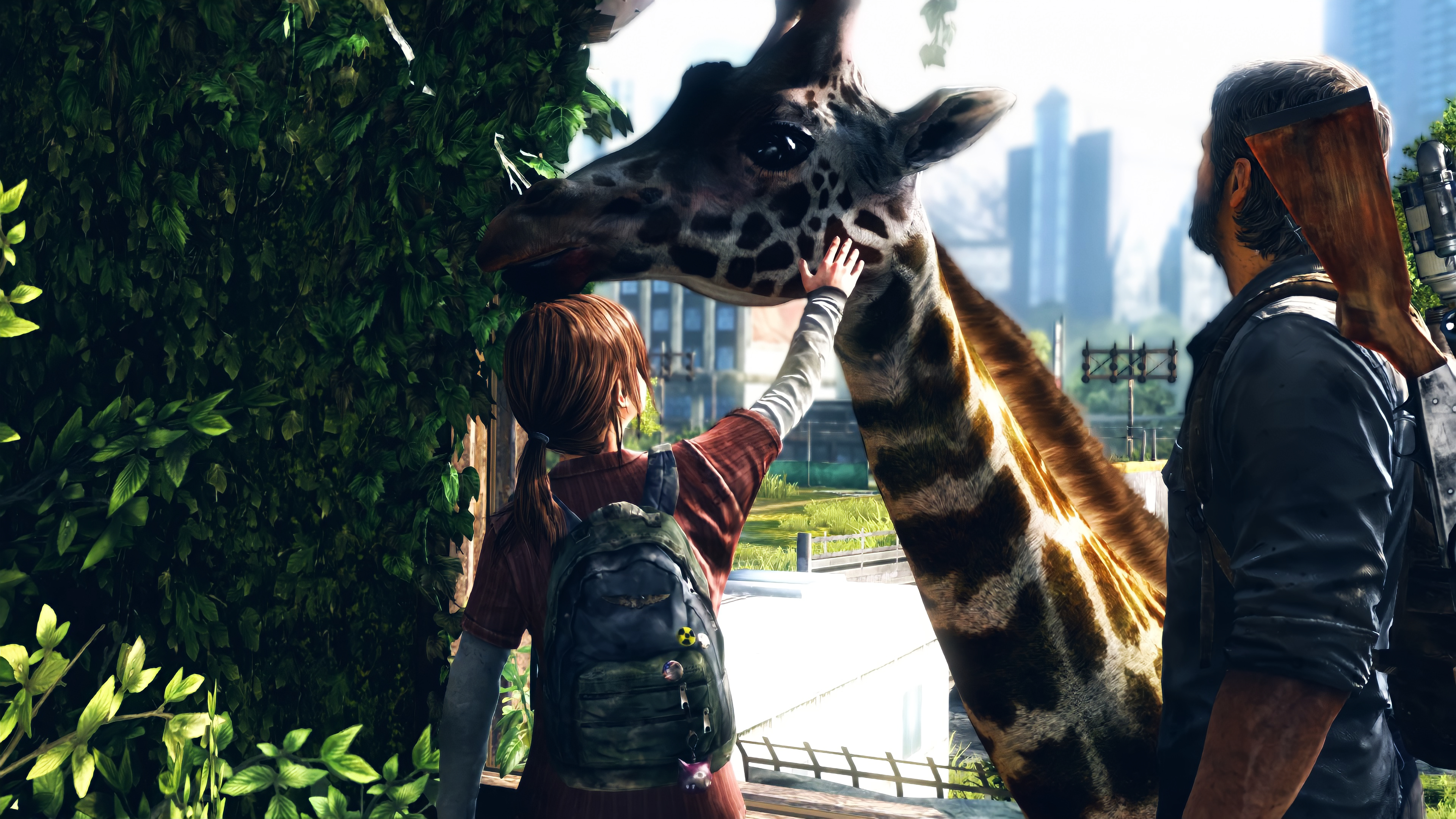 The Last Of Us Joel Ellie Sony PlayStation 3840x2160