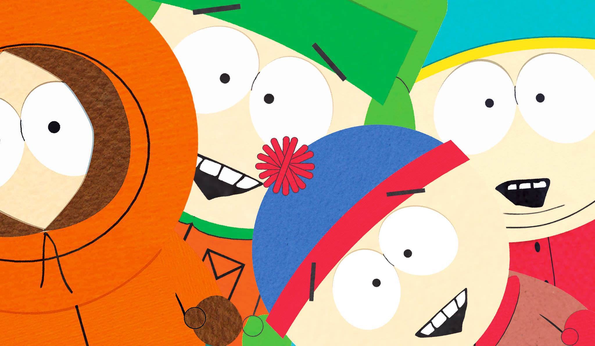 Eric Cartman Kenny Mccormick Kyle Broflovski Stan Marsh 2048x1192