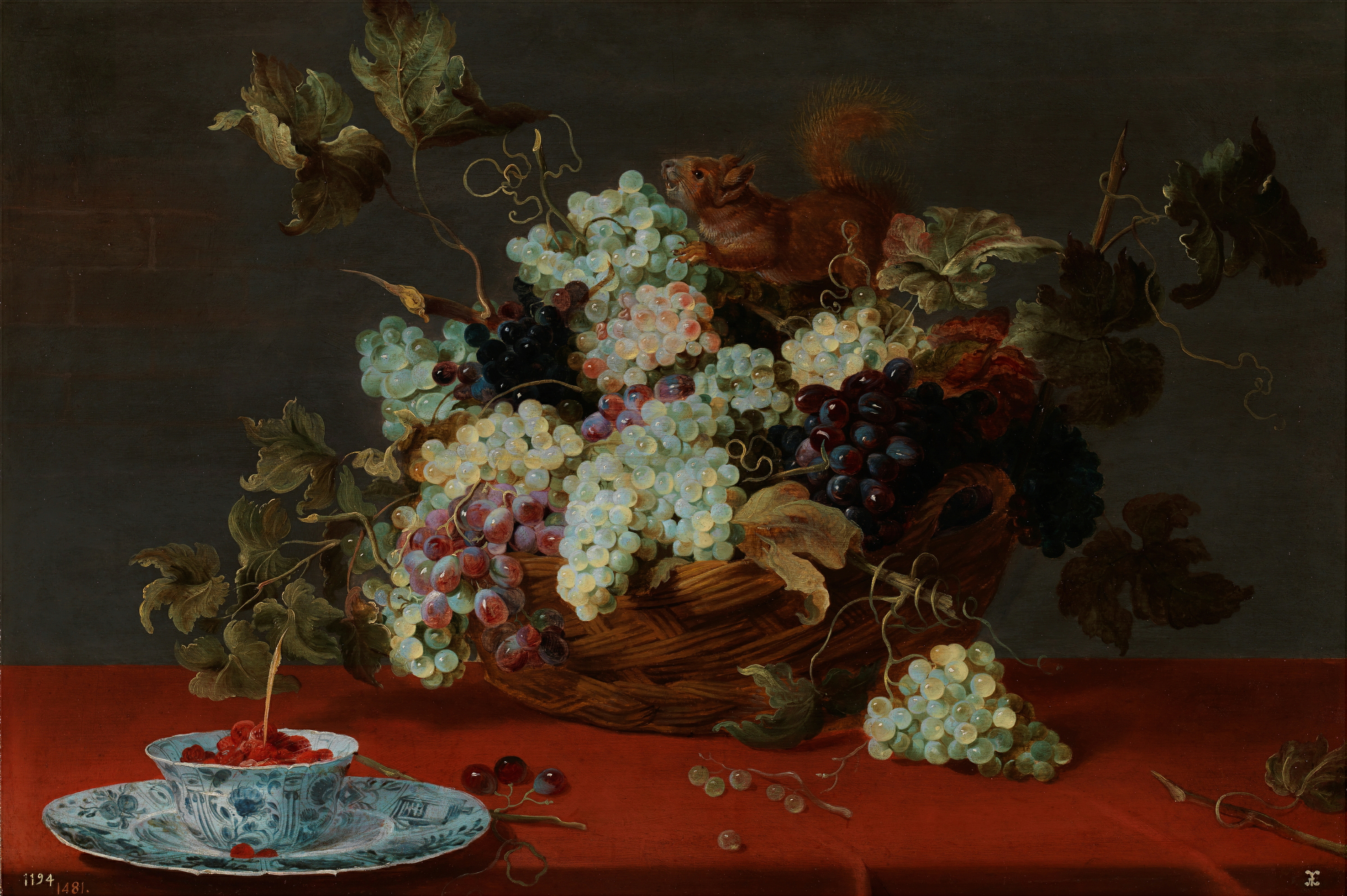 Fruit Oil Painting Painting Classical Grapes 2950x1963