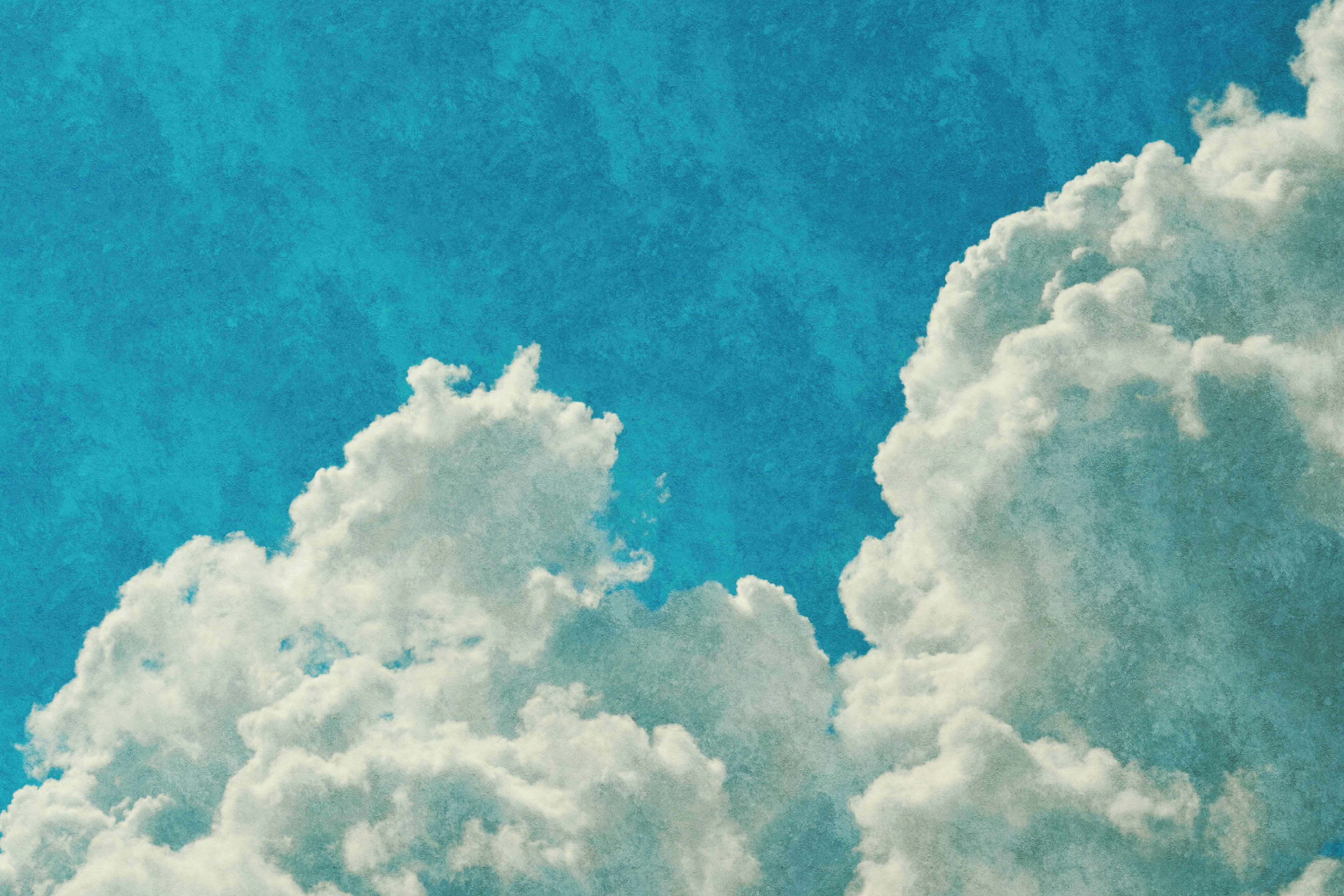 Clouds Sky Blue Grunge Artwork Air Nature Cumulus Skyscape Sunlight 4608x3072