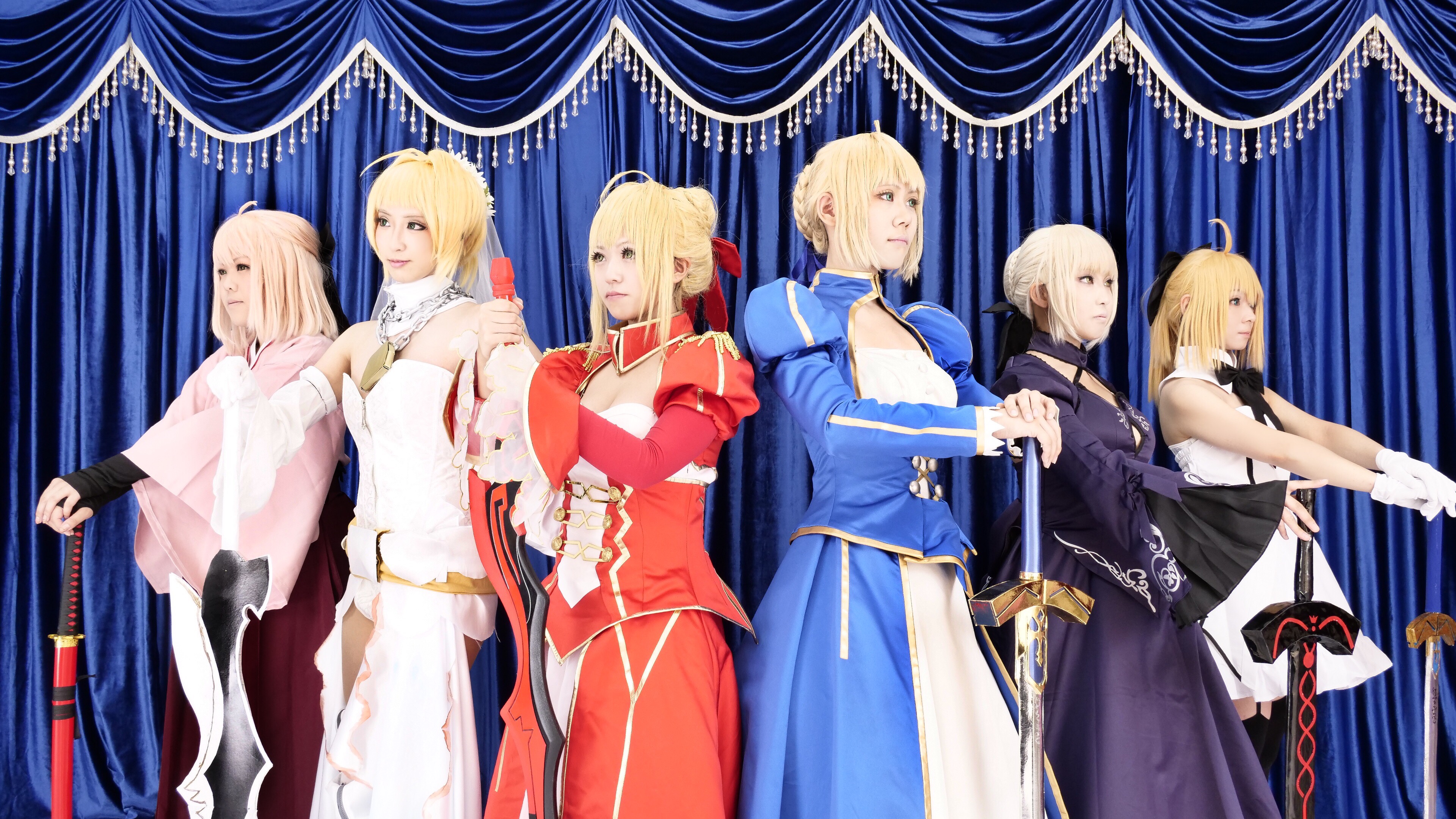 Asian Japanese Japanese Women Women Cosplay Fate Series Fate Grand Order Fate Stay Night Fate Stay N 3840x2160