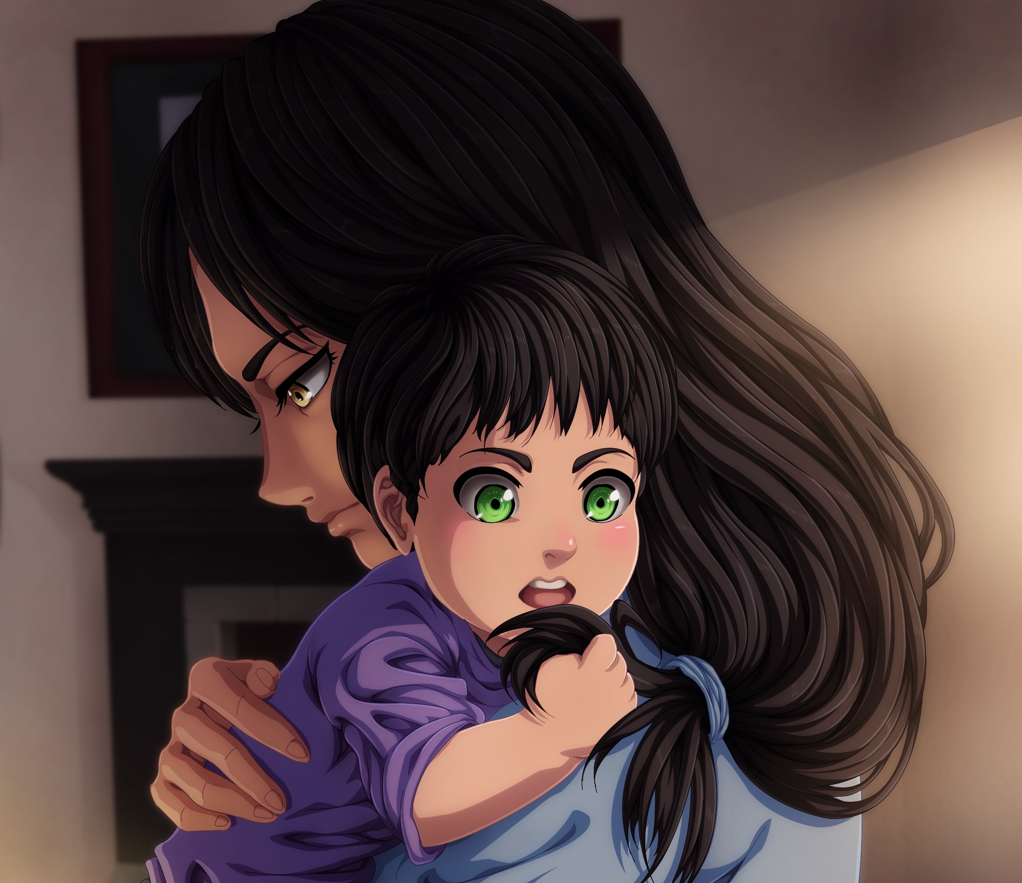 Eren Yeager Baby Carla Yeager 2000x1728