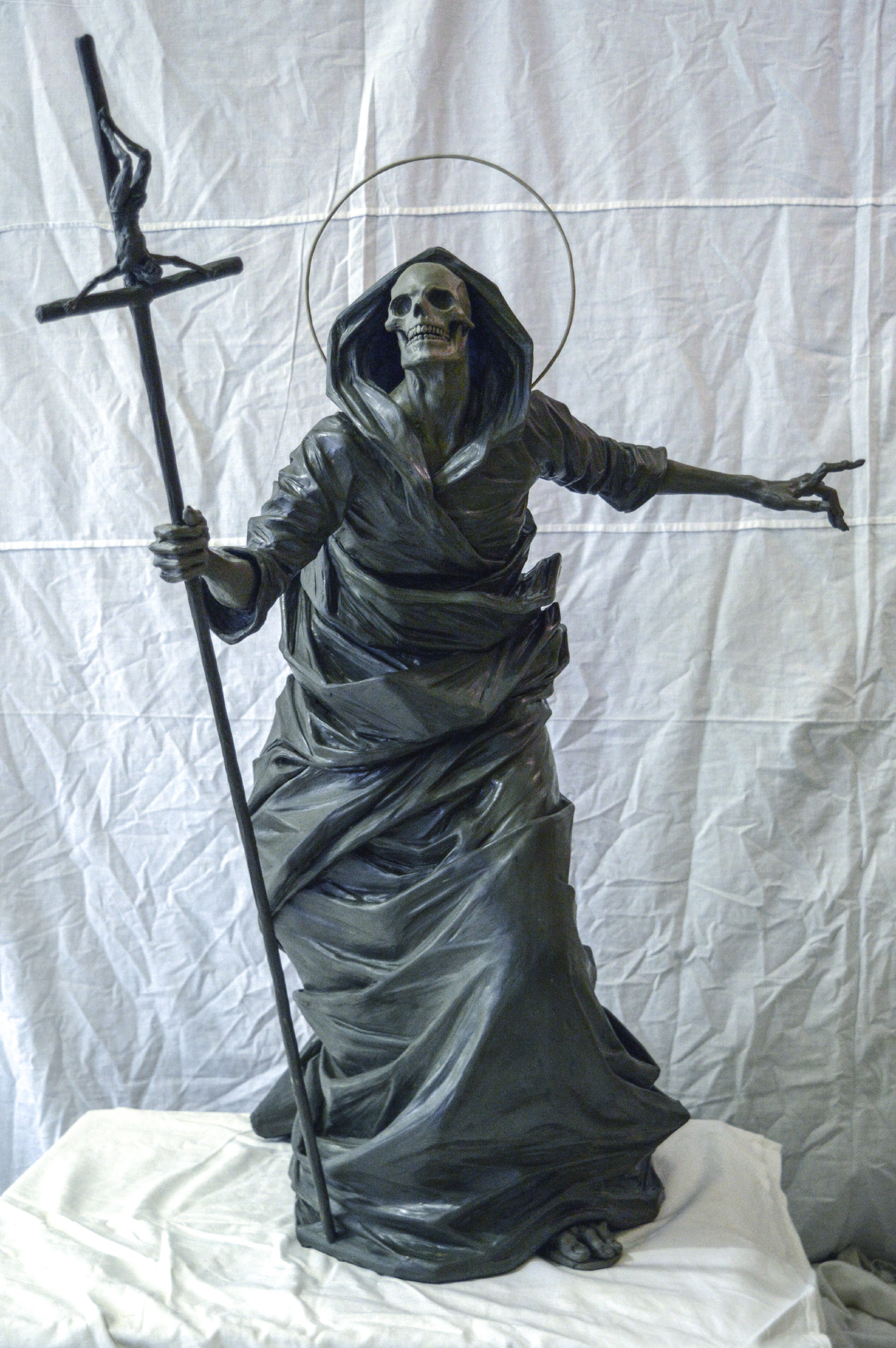 Sadan Vague Artwork Grim Reaper CGi Portrait Display ArtStation 2000x3008