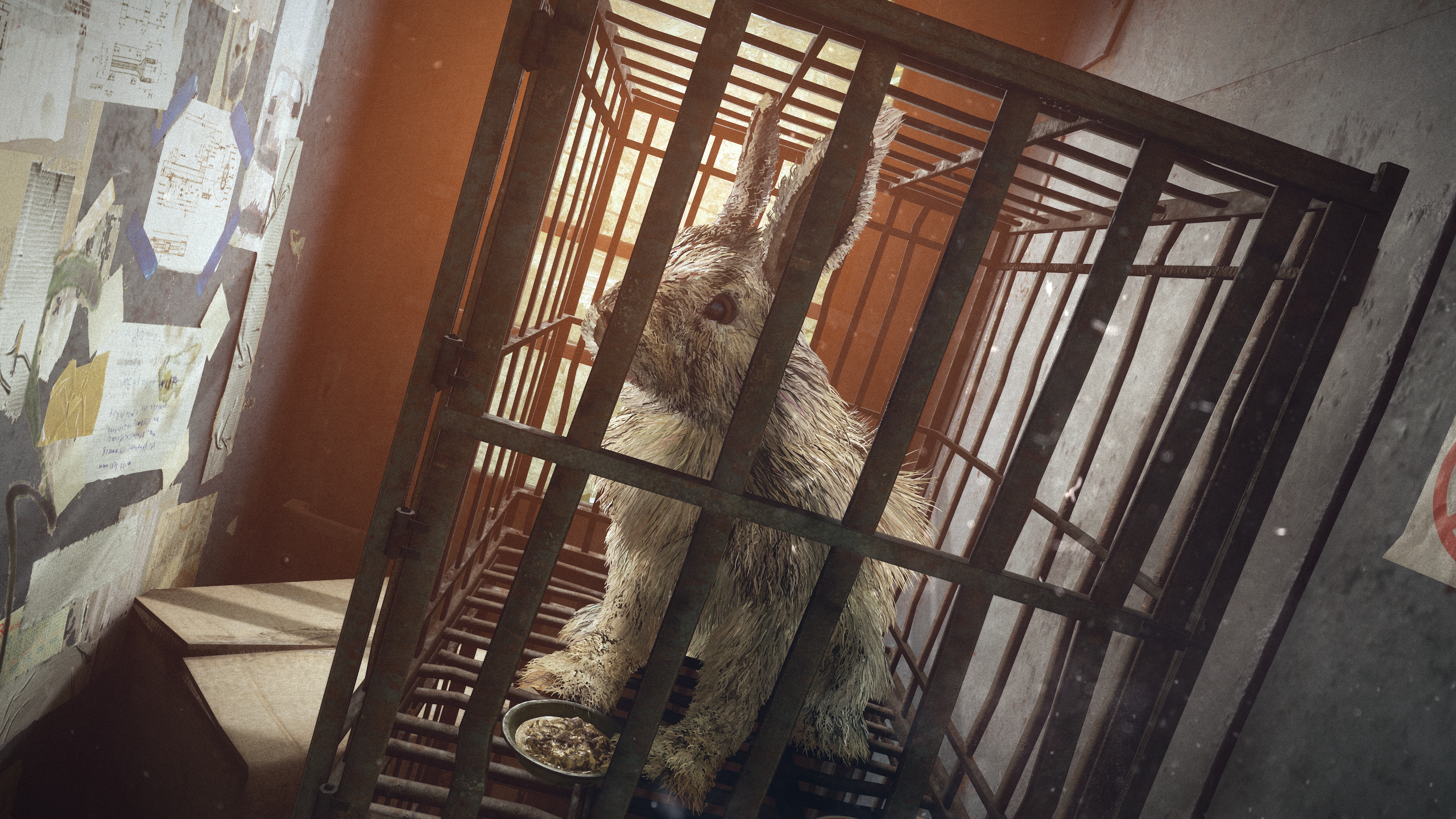 Metro Exodus Metro Exodus Enhanced Edition Video Game Art Rabbits Cages 2560x1440
