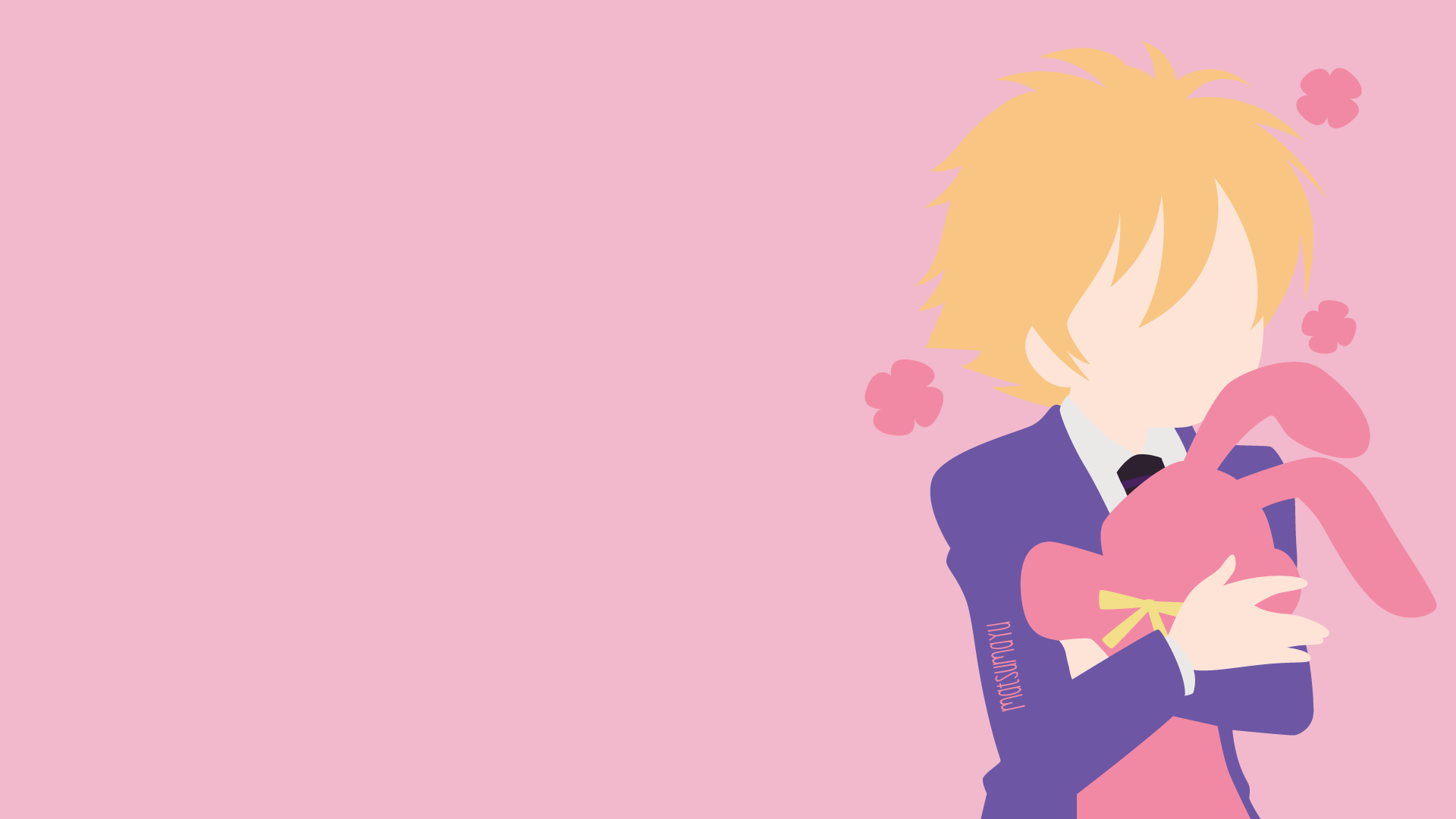 Ouran Host Club Haninozuka Mitsukuni Minimalism 1920x1080