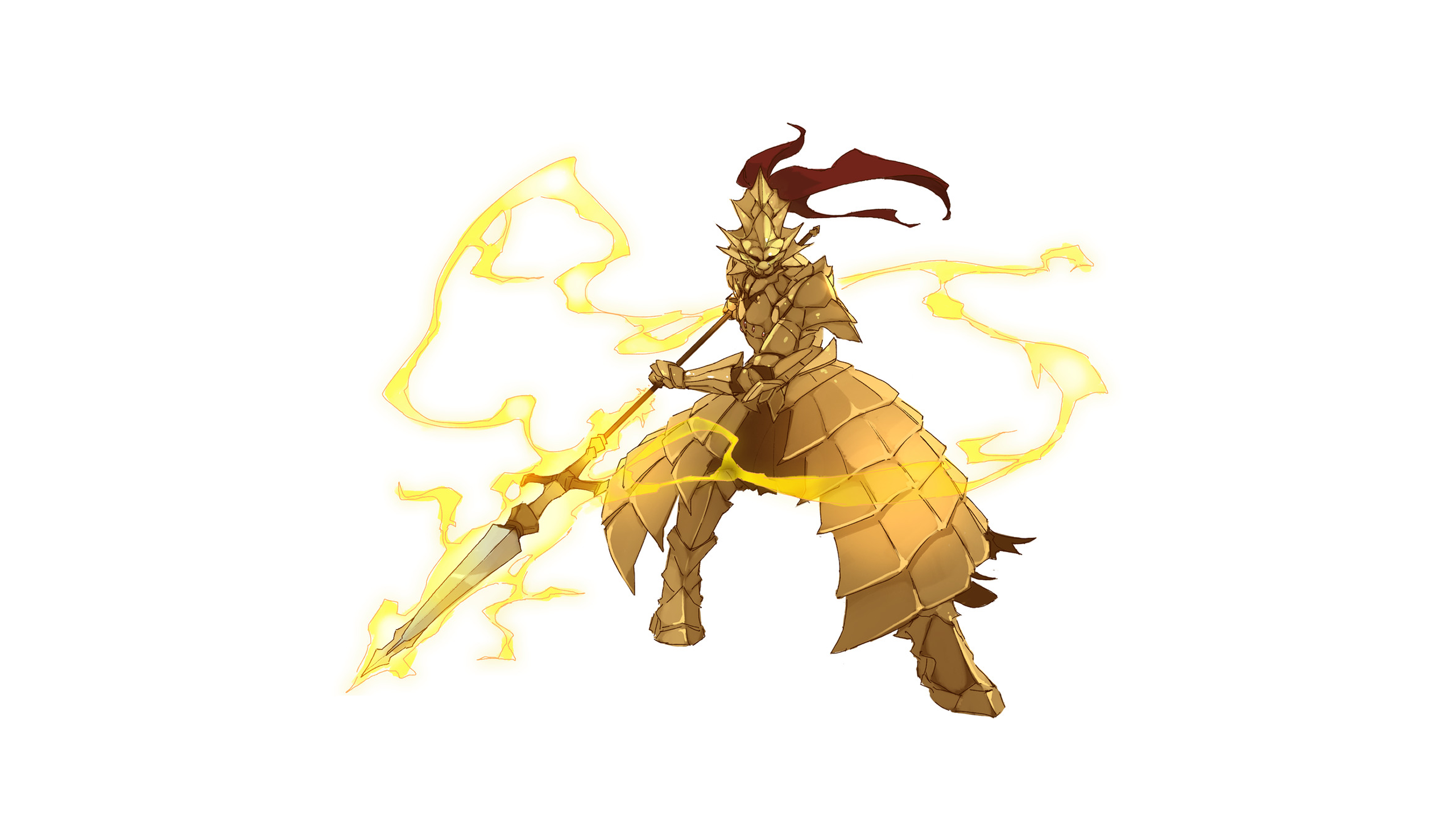 Dark Souls Dragon Slayer Ornstein Spear Armor Knight 2560x1440