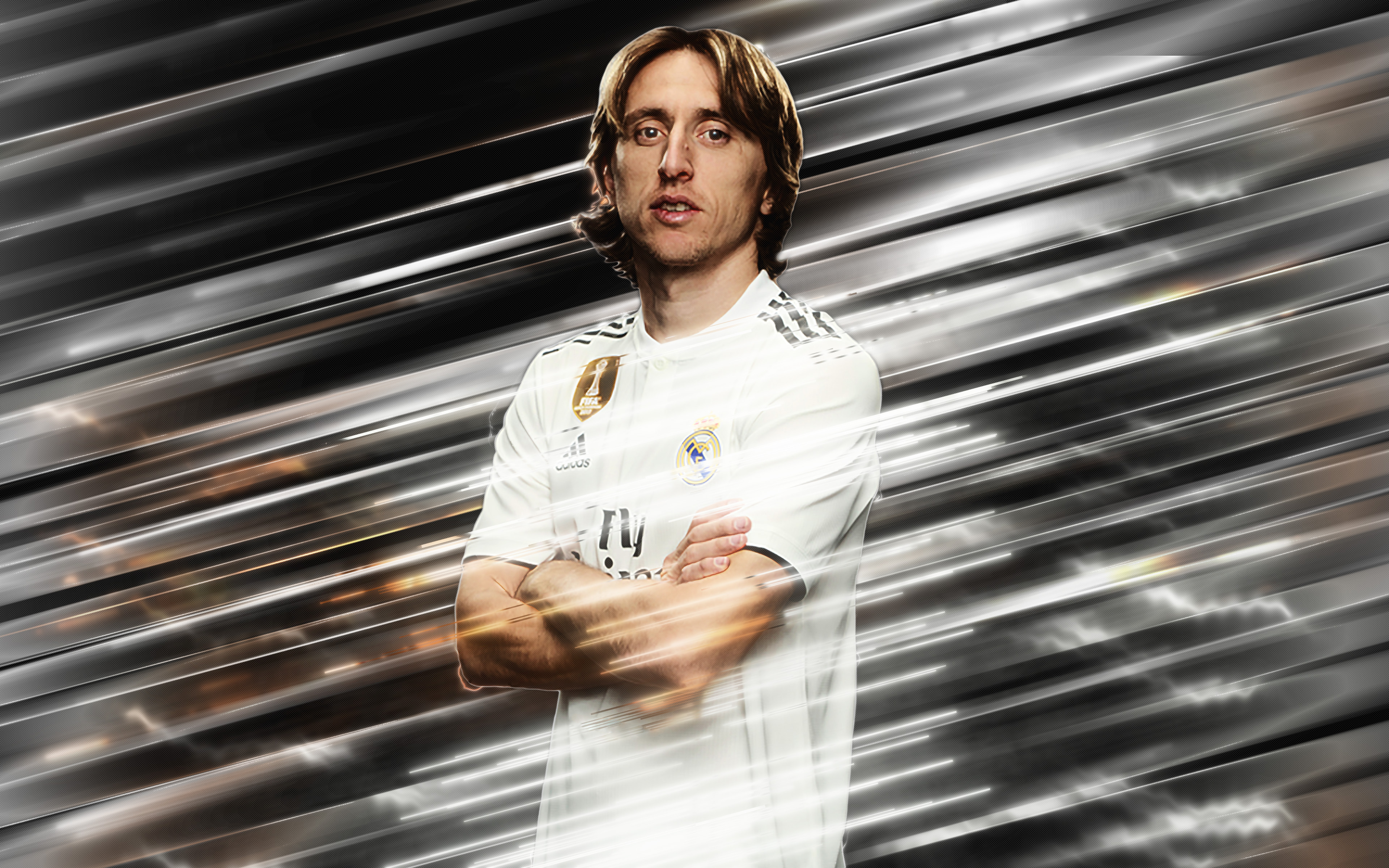 Croatian Luka Modric Real Madrid C F Soccer 3840x2400