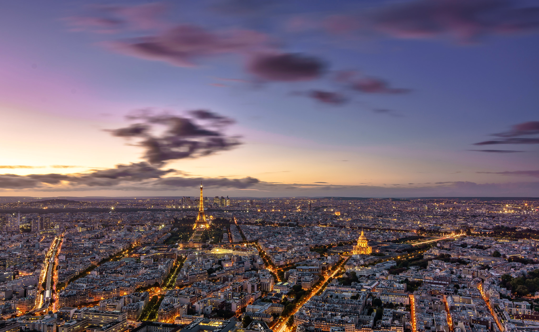 City Cityscape France Eiffel Tower Horizon Sky Building 2048x1263