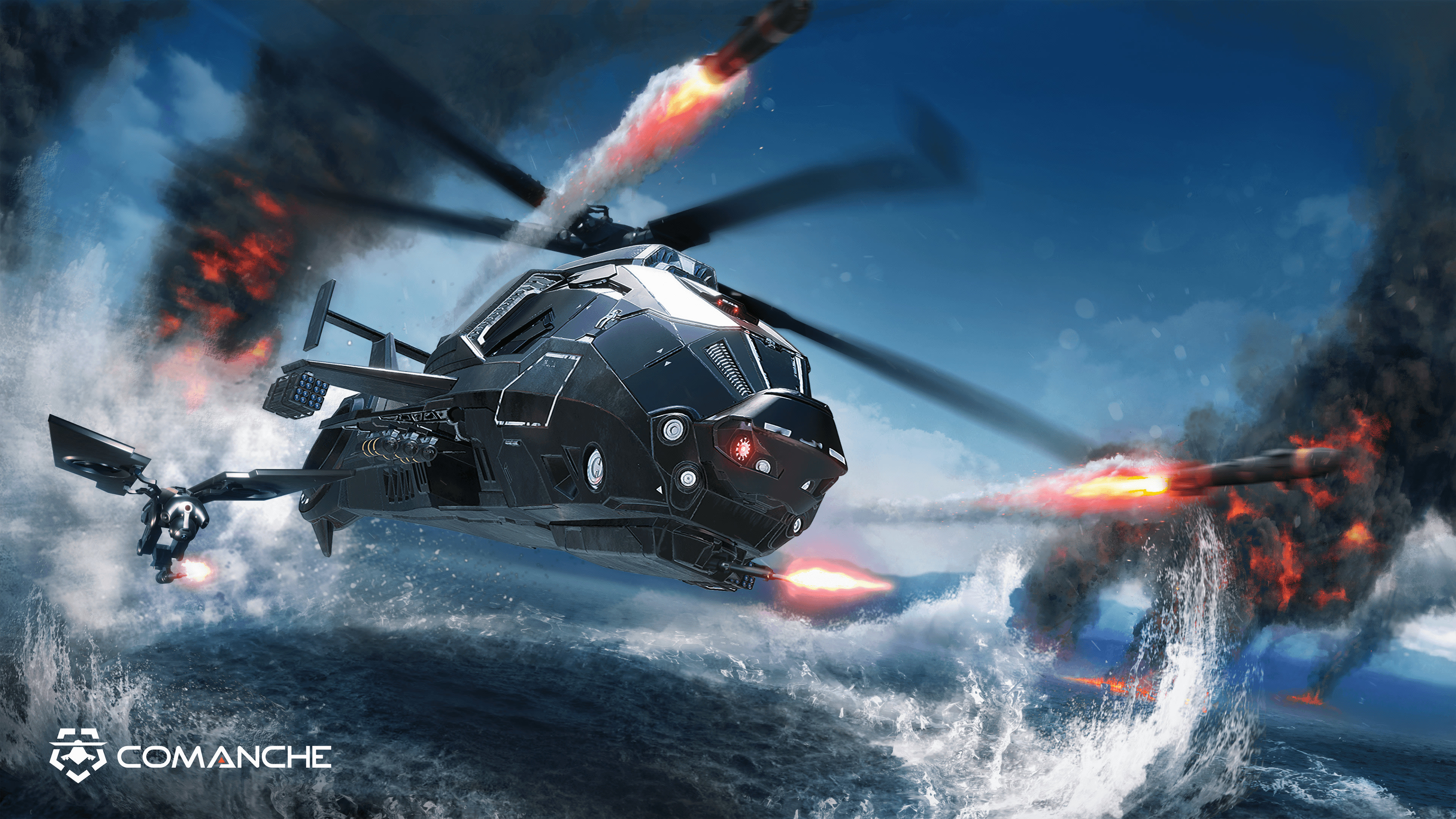 Comanche Video Game Helicopter Attack Helicopter 3840x2160