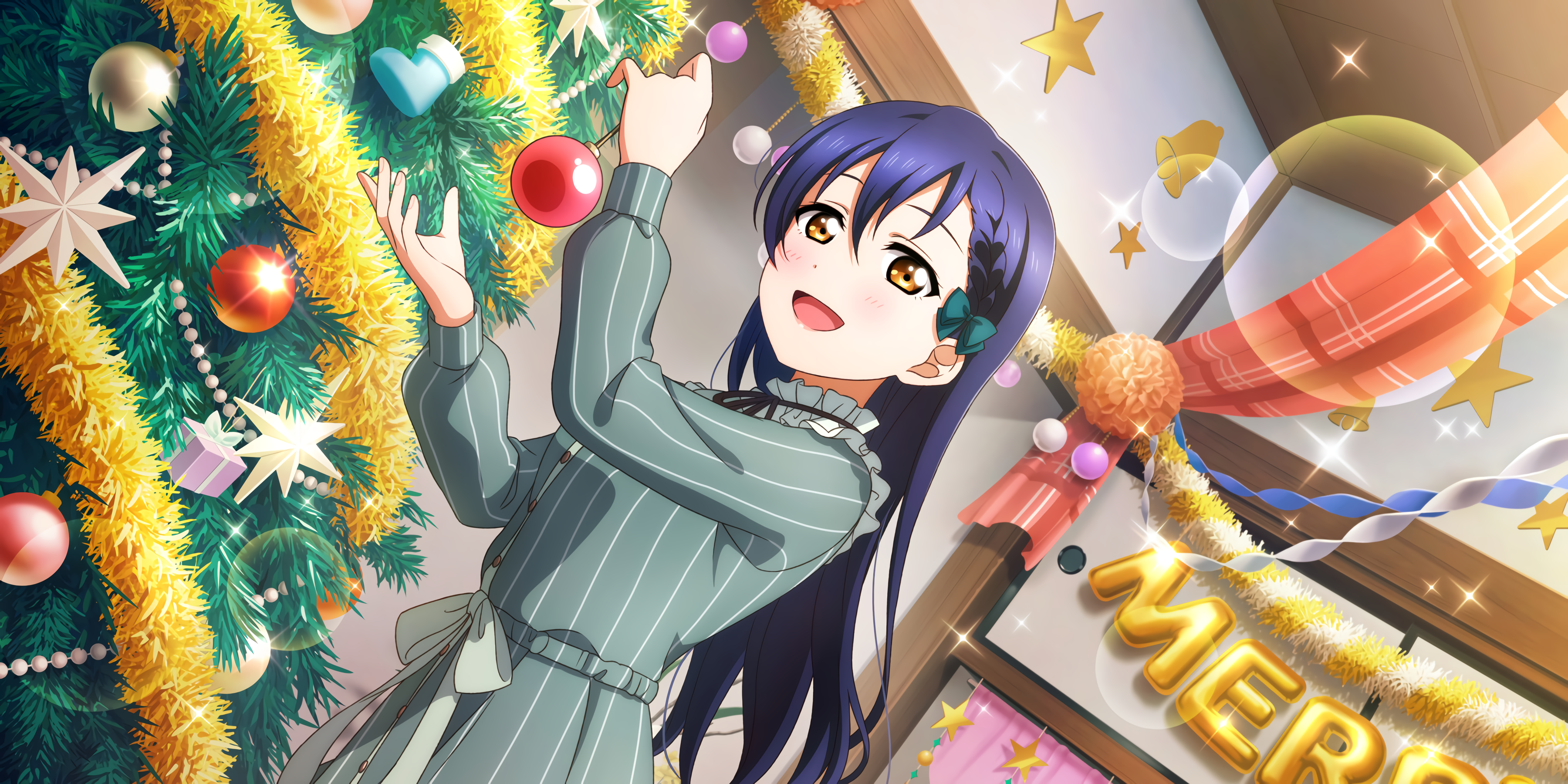 Love Live Sonoda Umi Anime Girls 3600x1800