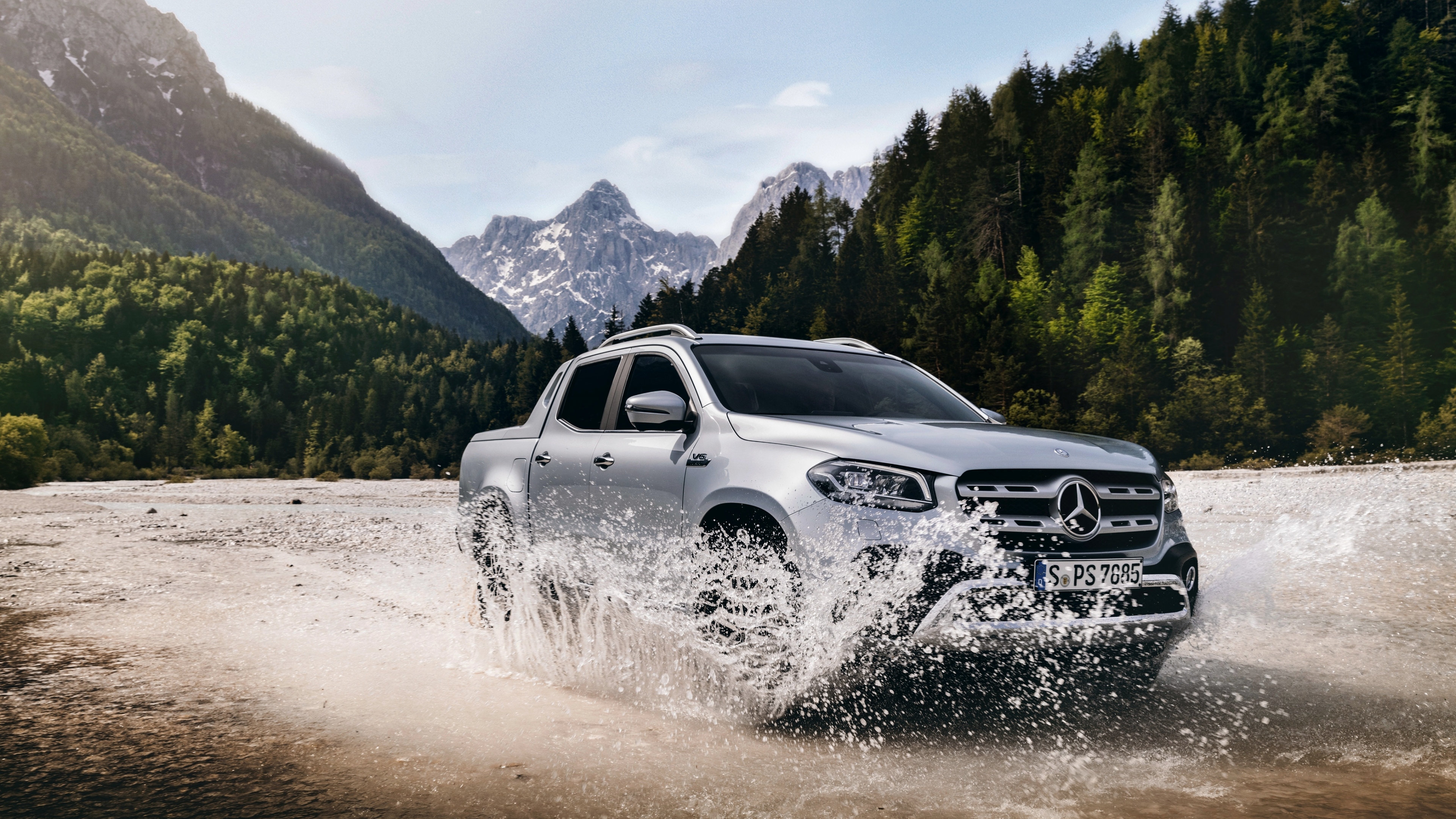 Nature Mountains Vehicle Mercedes Benz Off Road 3840x2160