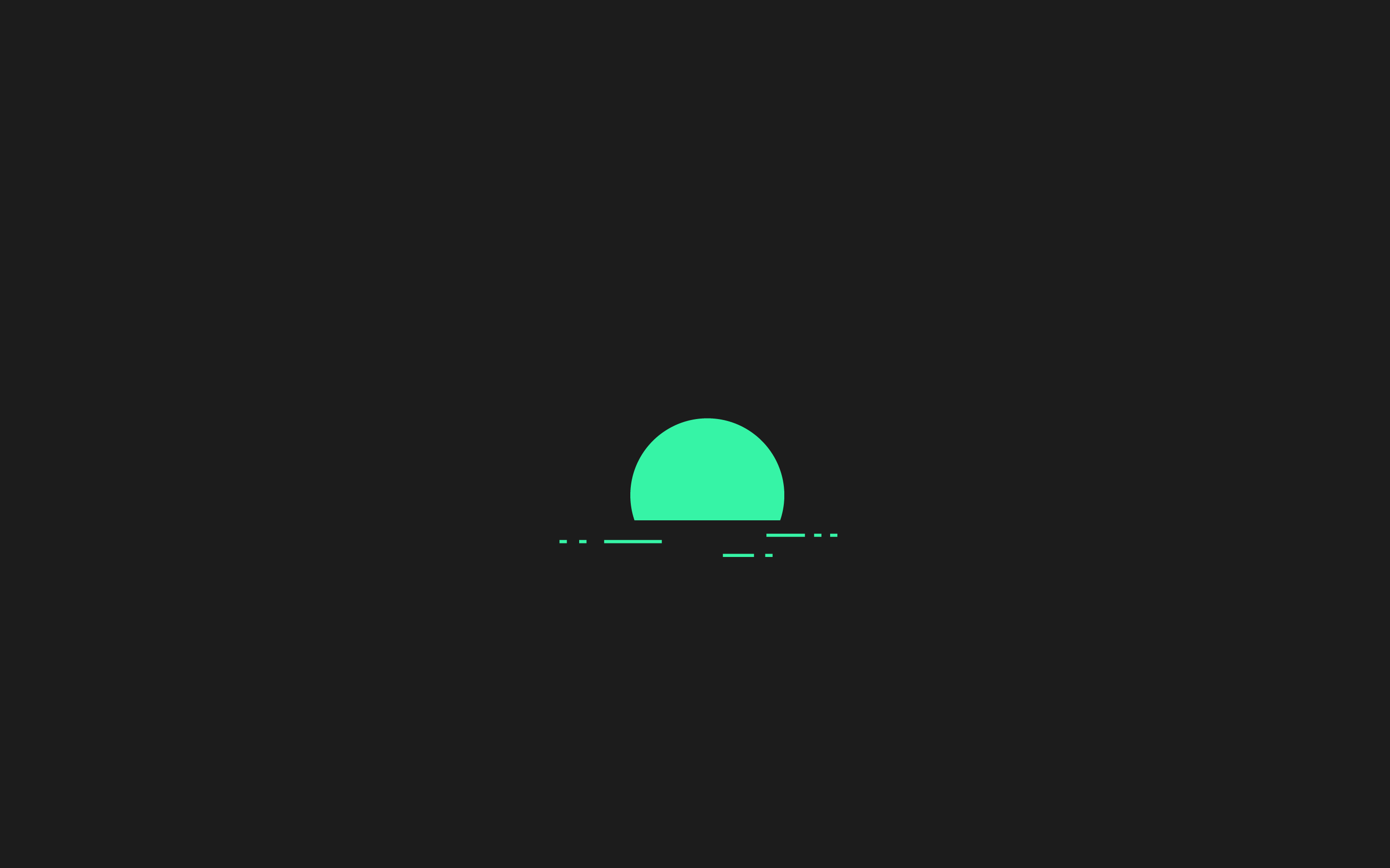 Sunset Green Minimalist 2880x1800