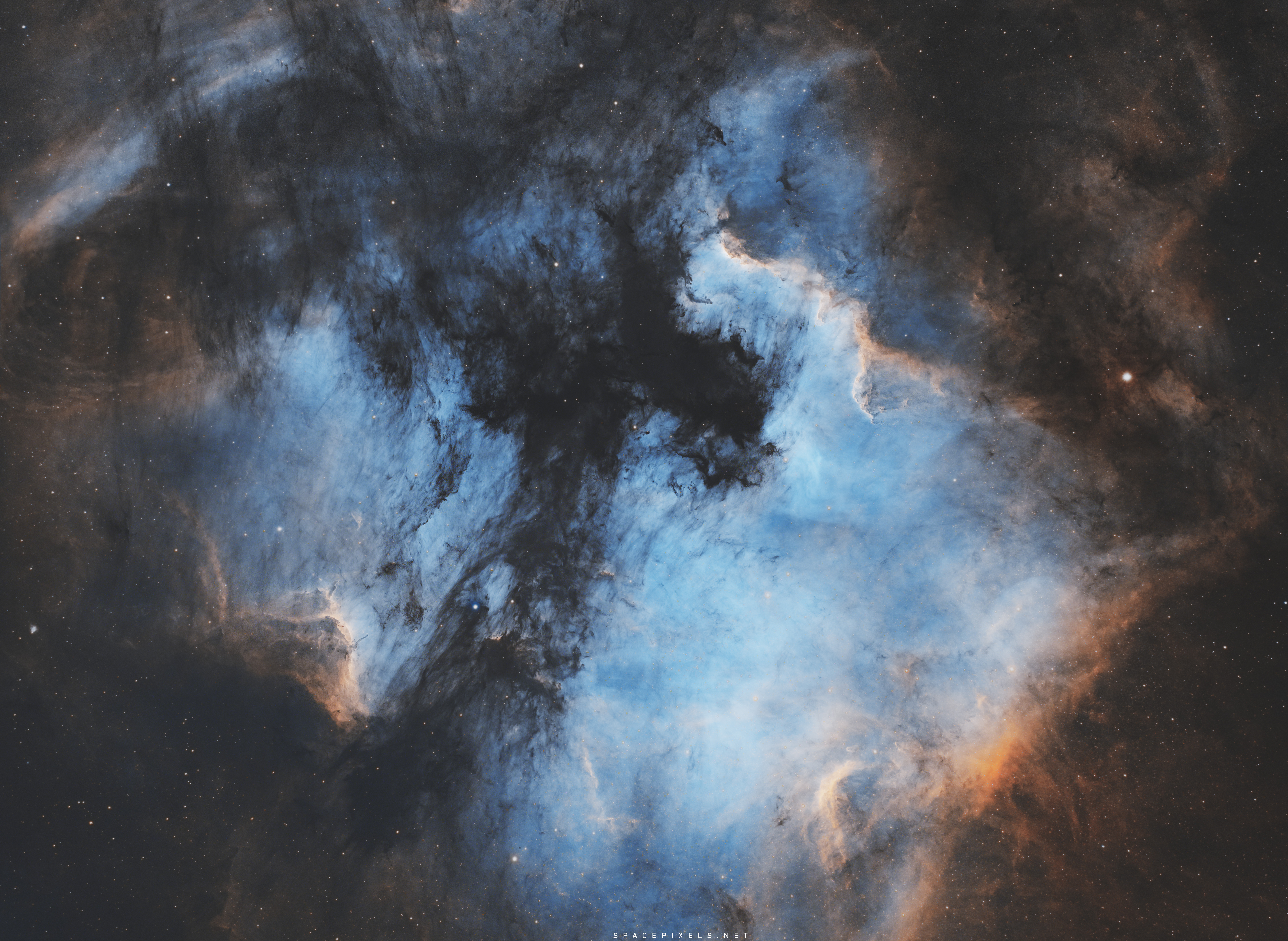 Space Nebula Stars Clouds Pelican Nebula North American Nebula 8058x5889