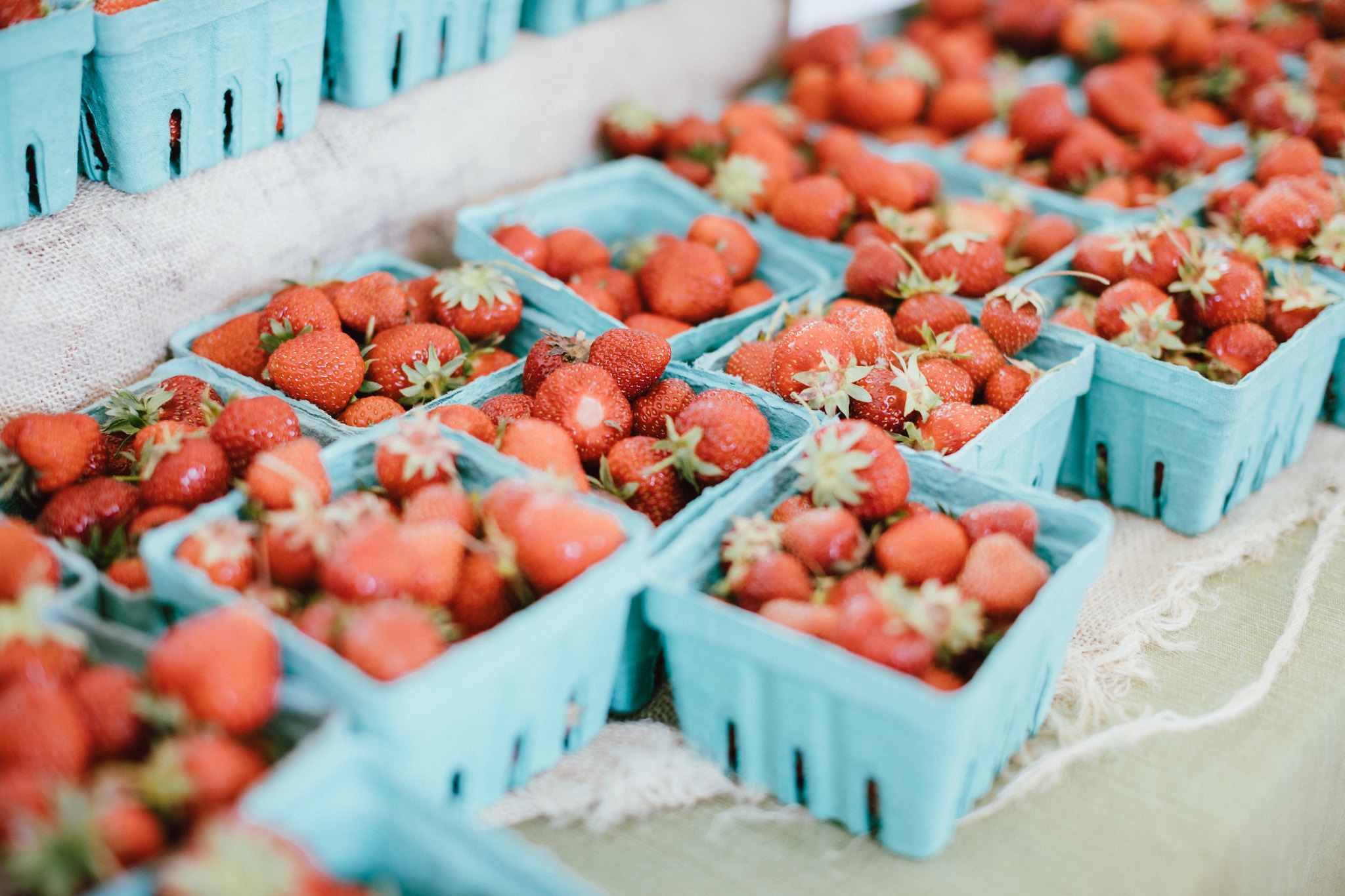 Fruit Berries Strawberries Food 2048x1365