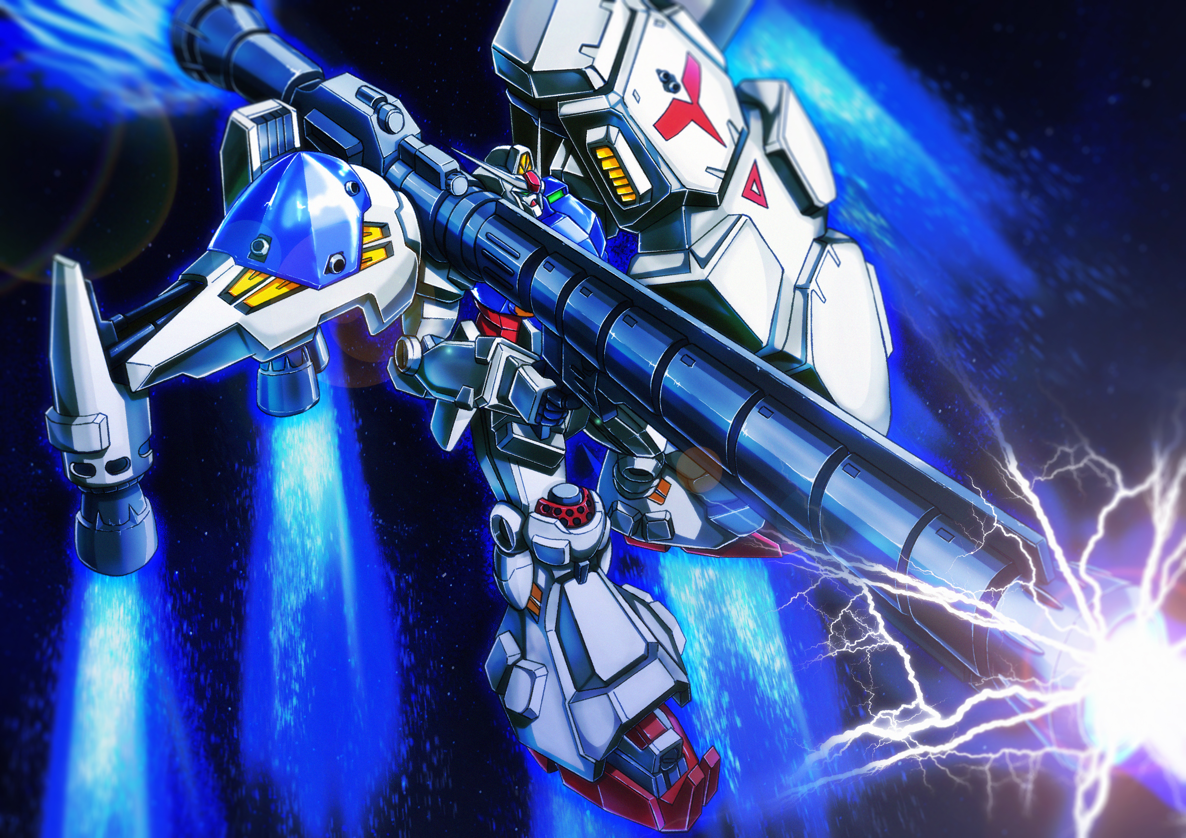 GP02 Gundam Physalis Mobile Suit Gundam 0083 Stardust Memory Anime Mech Gundam Super Robot Wars Artw 4093x2894