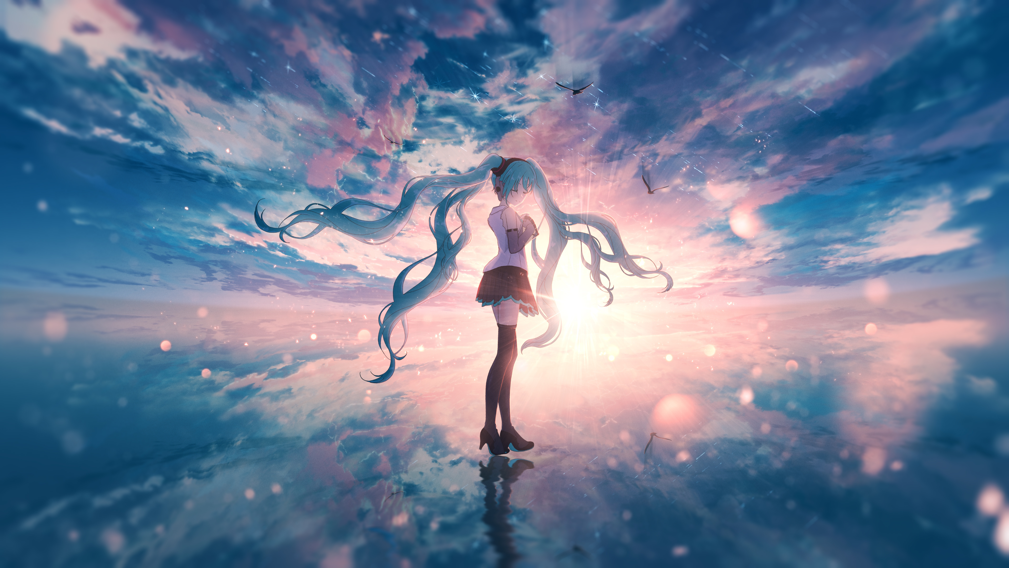 Vocaloid Hatsune Miku Anime Girls Furi Artist 3840x2160