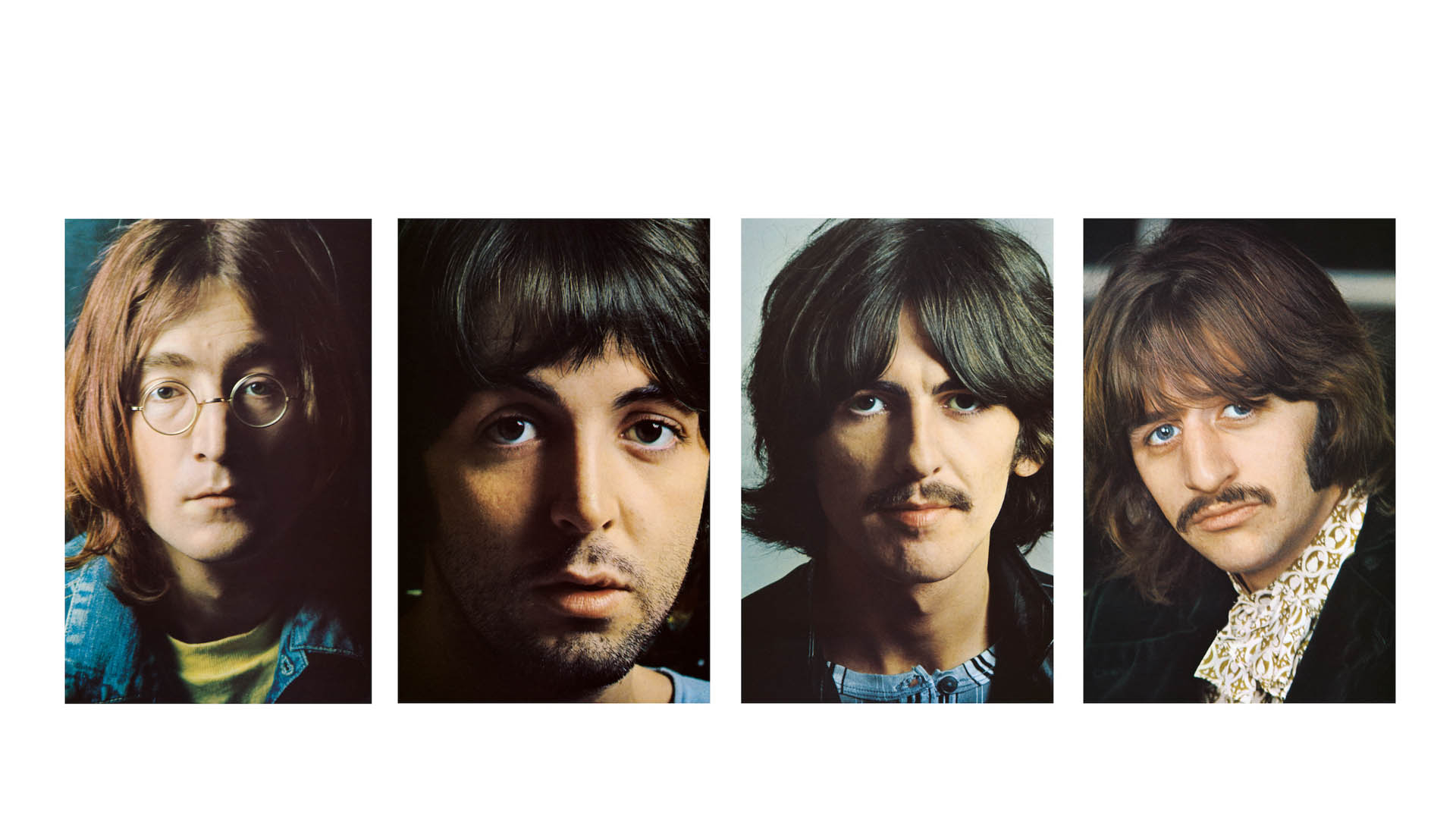 The Beatles John Lennon Paul McCartney George Harrison Ringo Starr Men Celebrity Musician Rock Music 1920x1080
