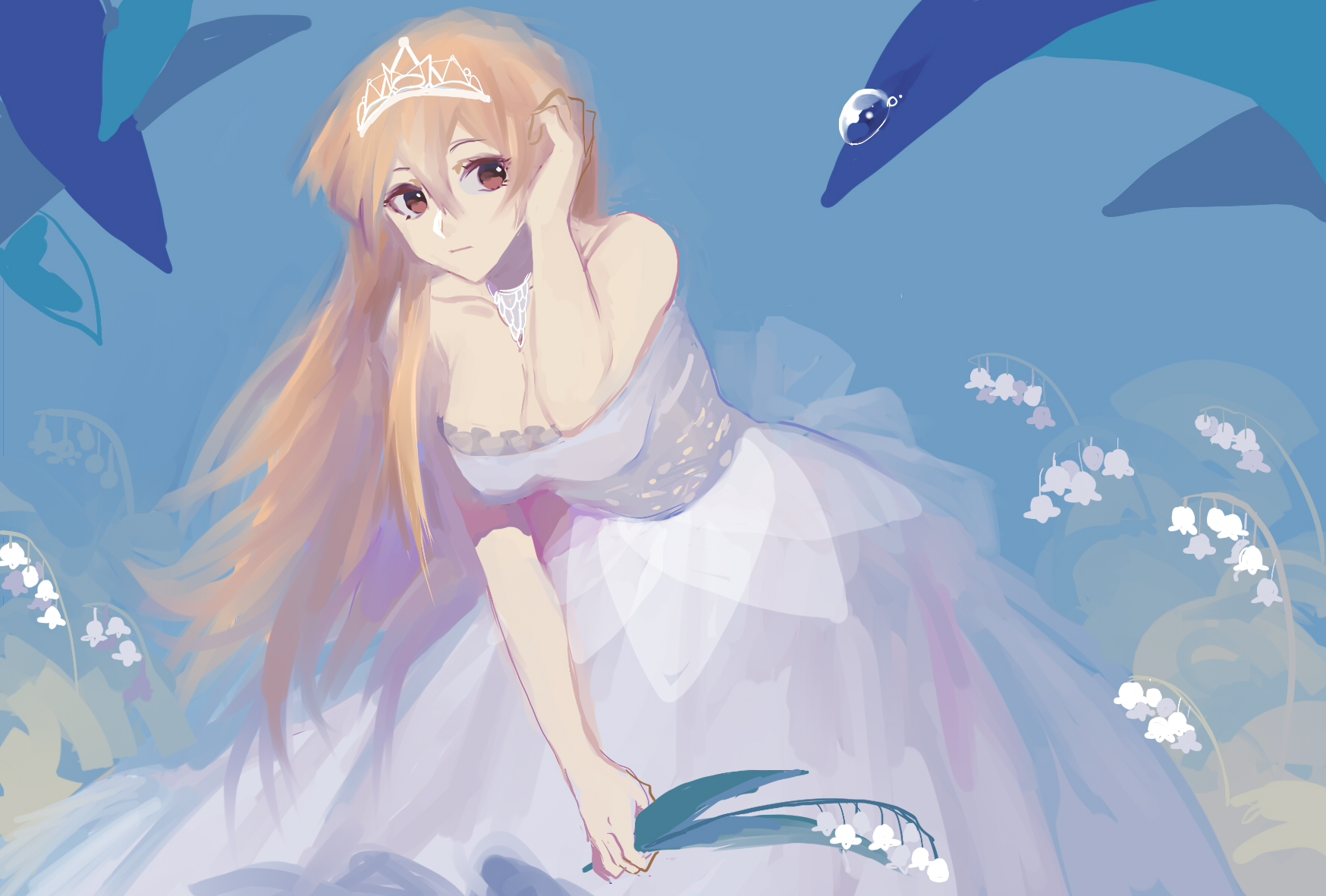 Anime Anime Girls Artwork Digital Art Wedding Dress Yu Gi Oh Yu Gi Oh GX Tenjouin Asuka 1748x1181