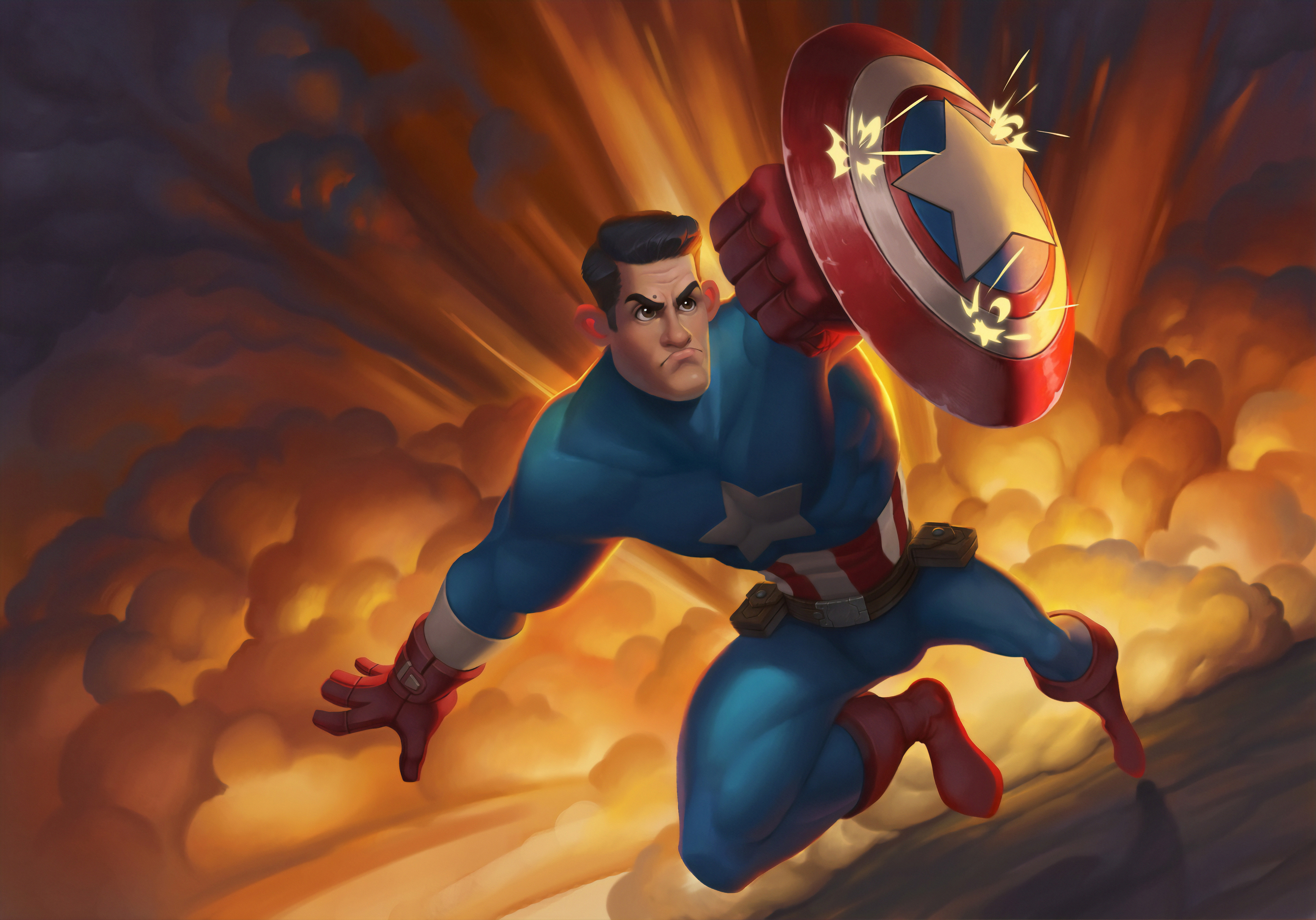 Comics Captain America 3840x2686