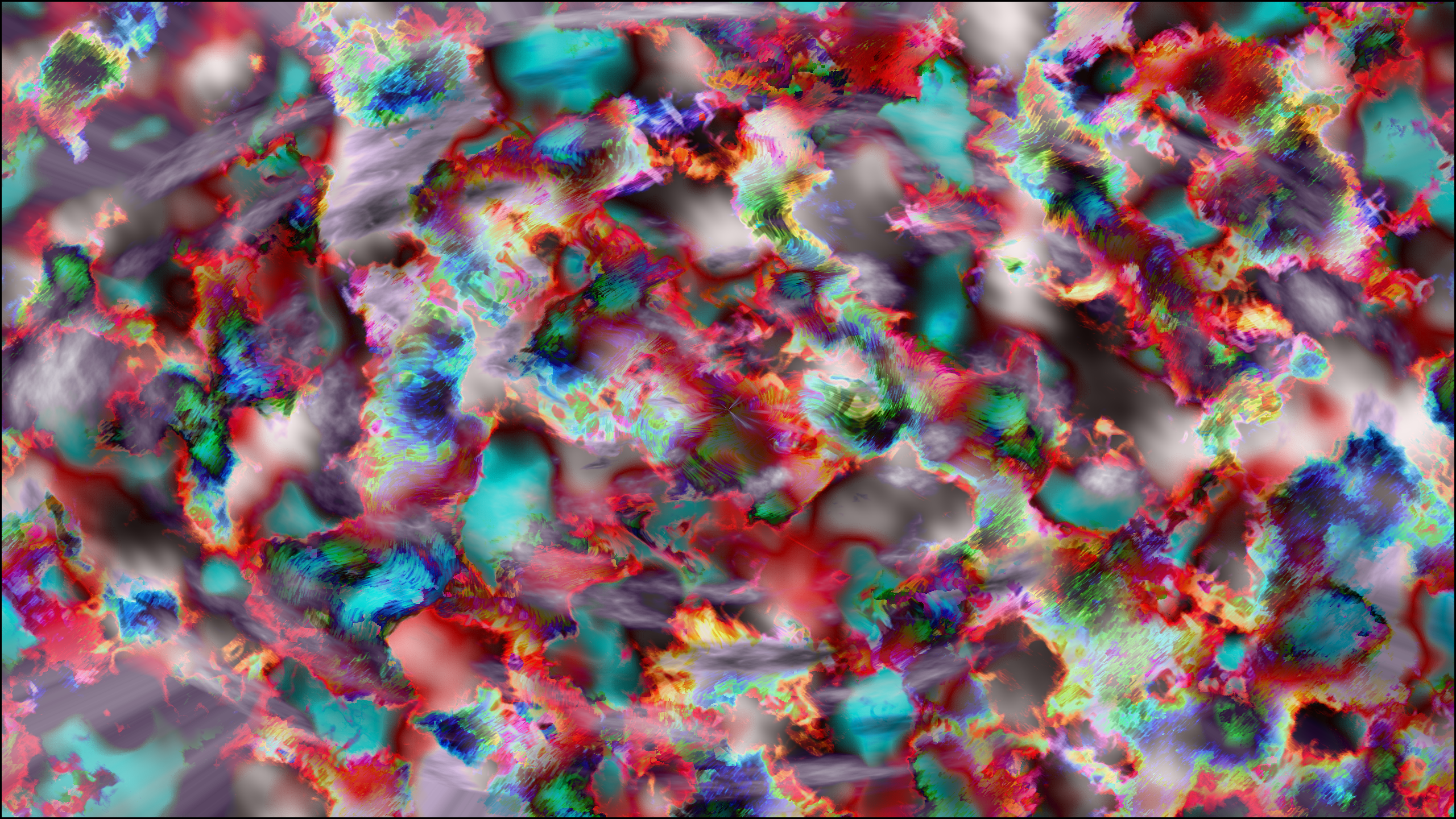 Brightness Digital Art Abstract Trippy Psychedelic 2560x1440