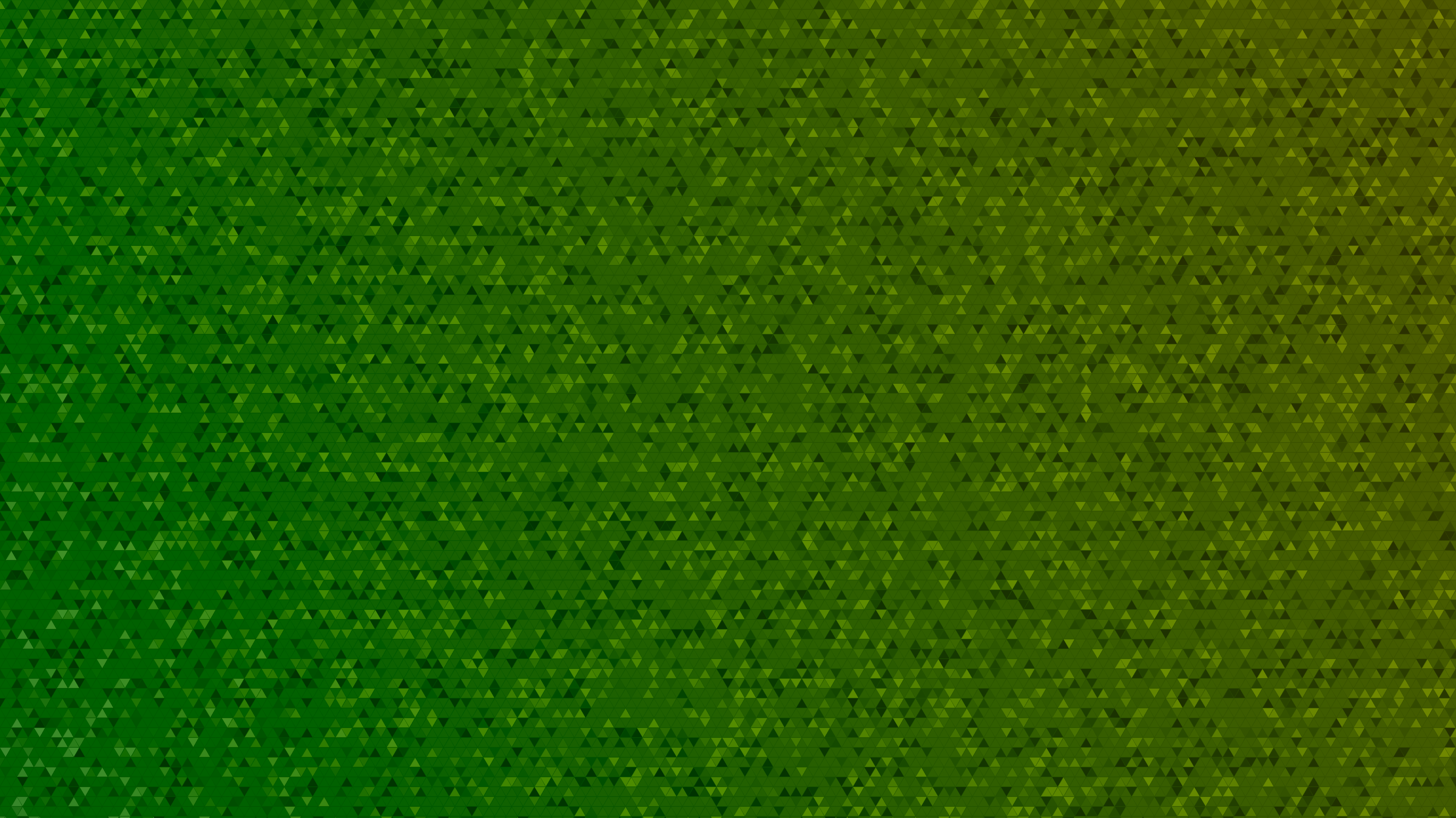 Abstract Triangle Green Yellow 3840x2160