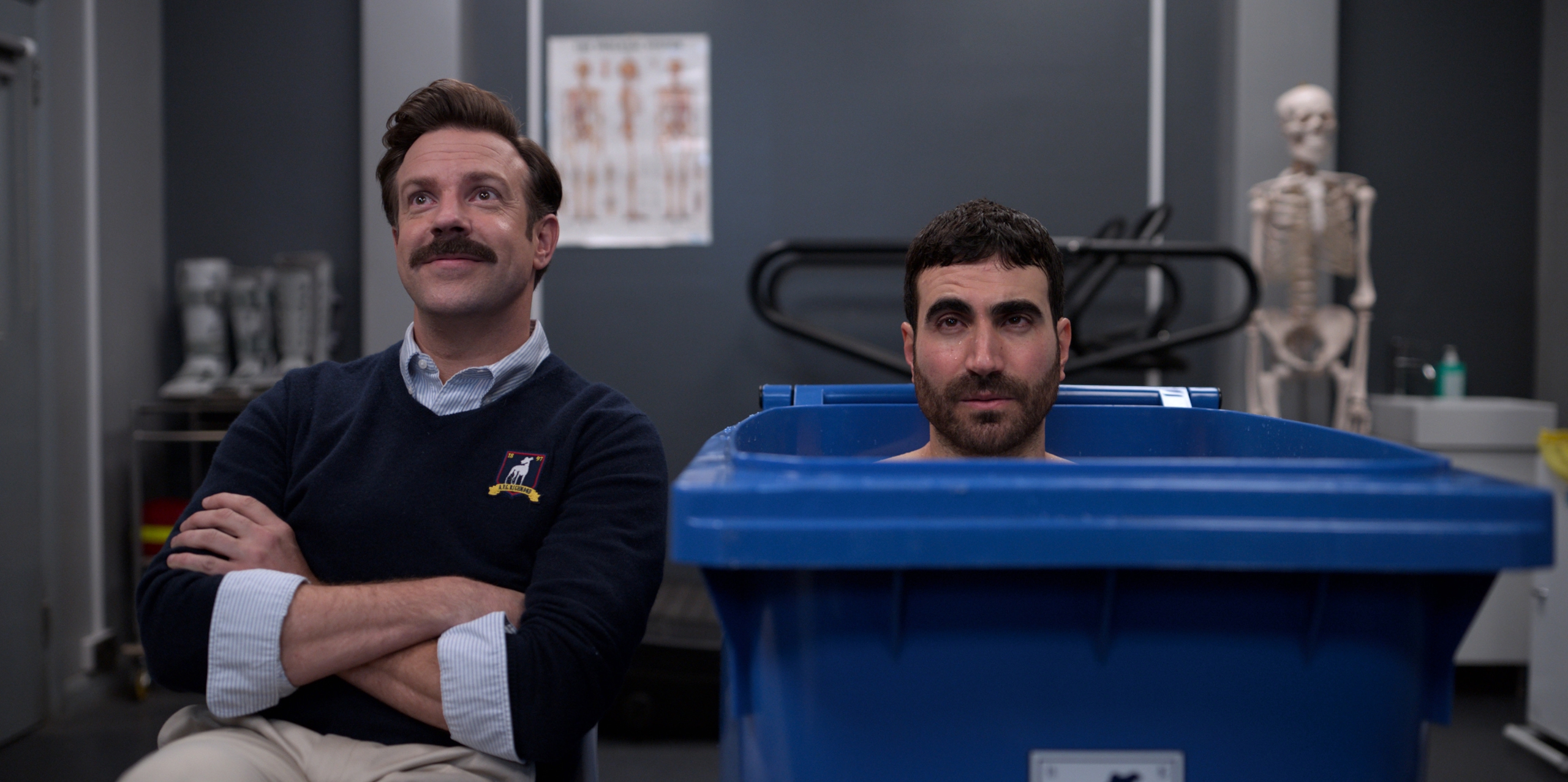 Jason Sudeikis Brett Goldstein 2560x1278