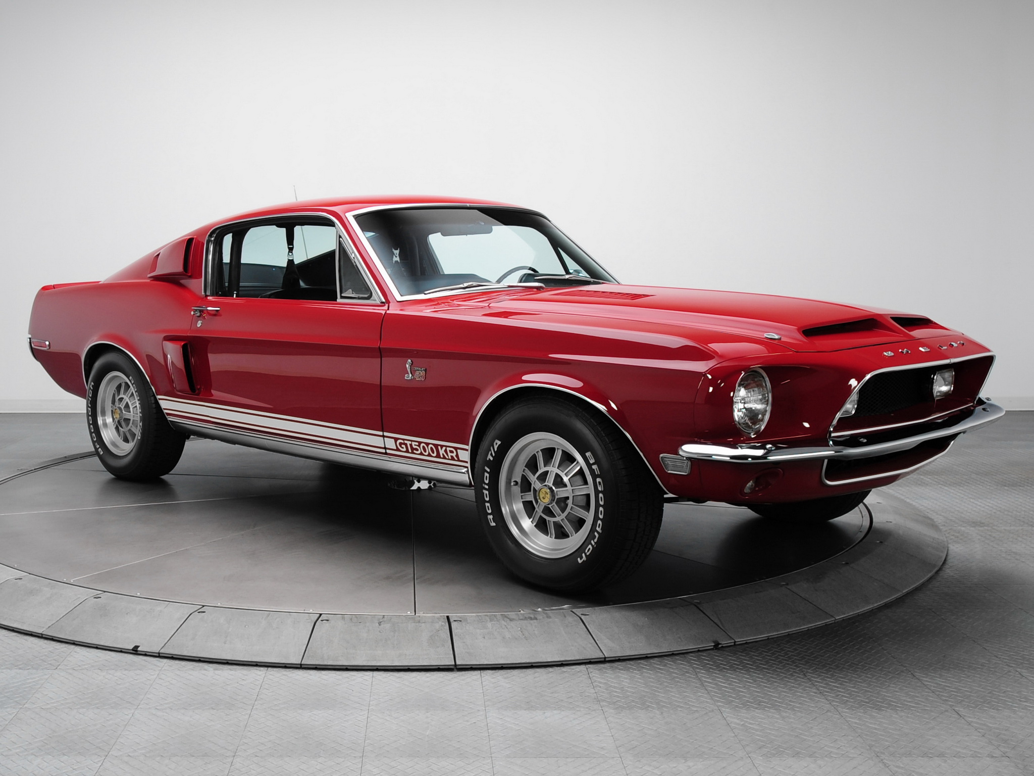 Muscle Car Fastback Red Car 2048x1536