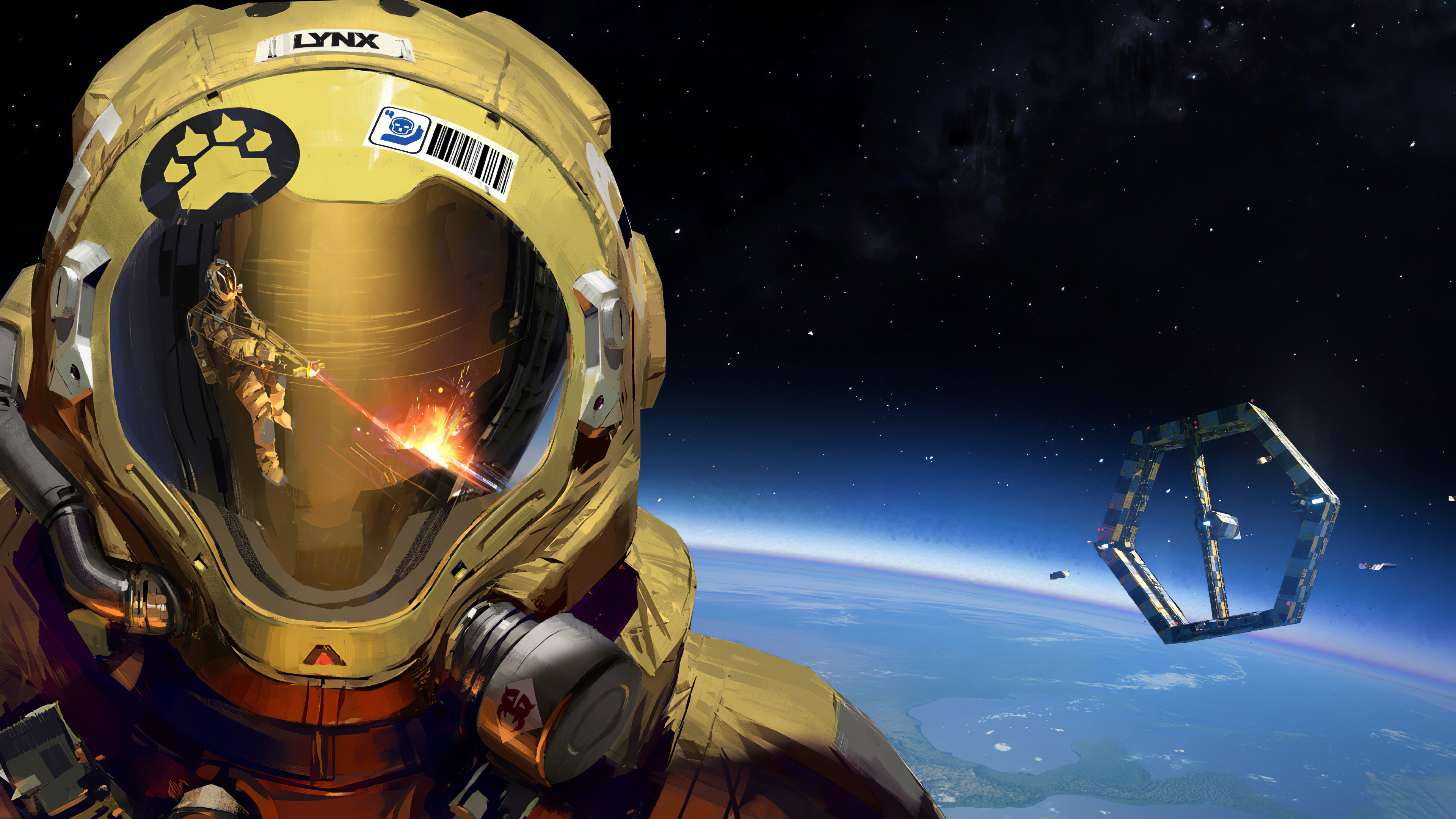 Hardspace Shipbreaker Artwork Video Games Space Astronaut 3840x2160