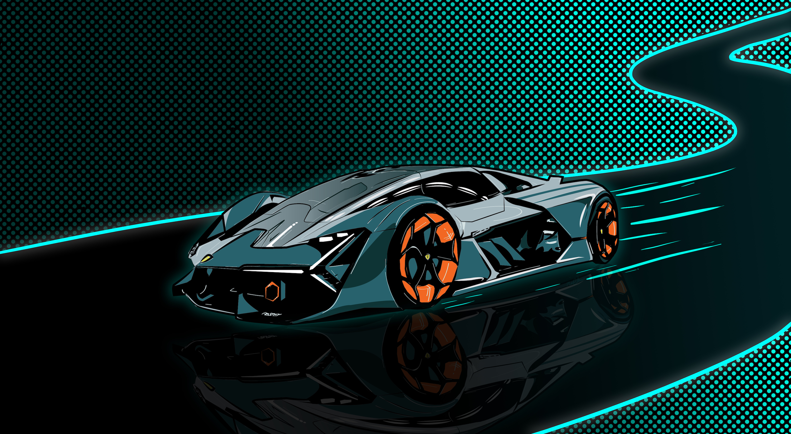 Lamborghini Lamborghini Terzo Millennio Car Electric Car Hypercar 3000x1646