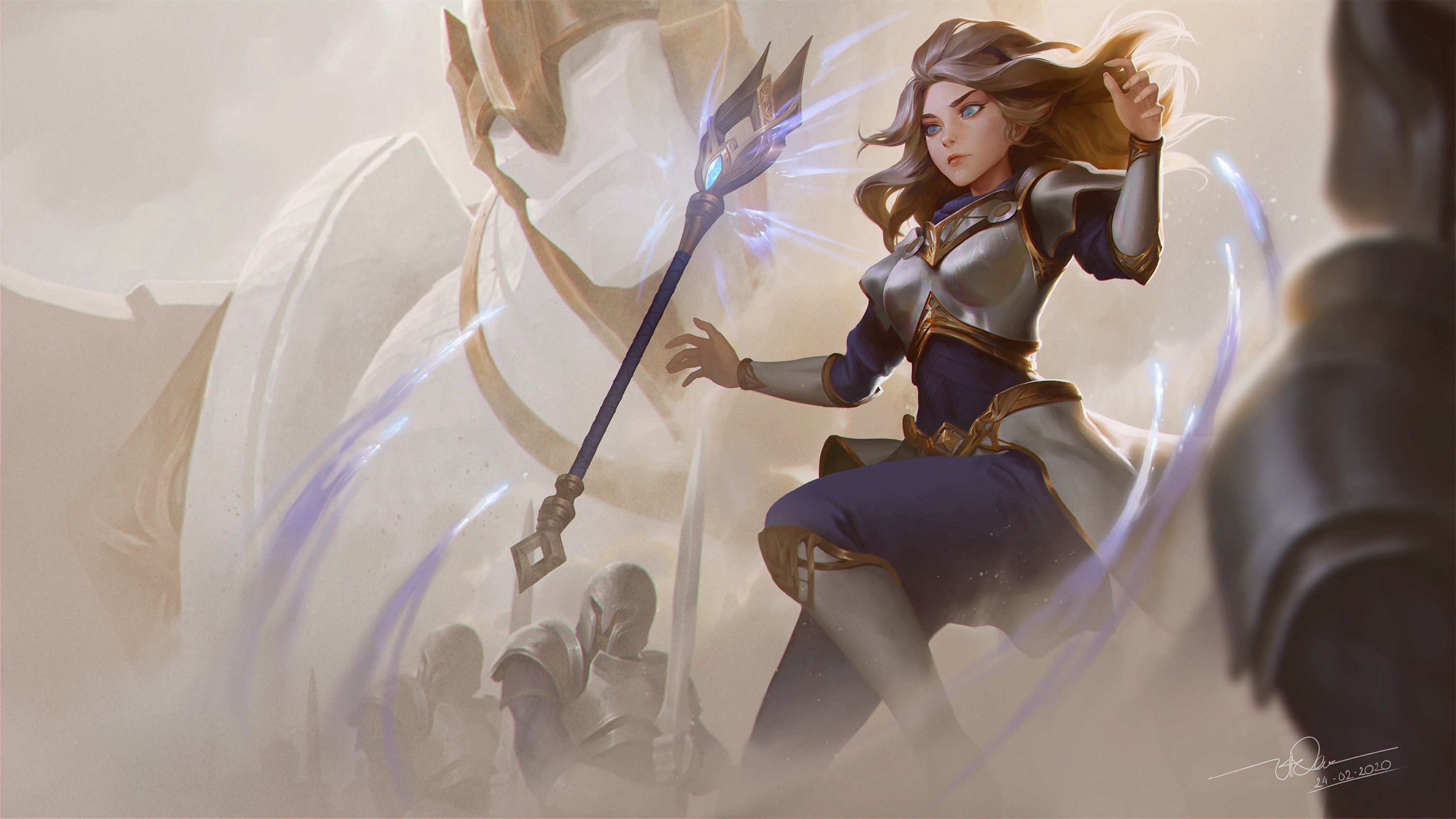 Lux League Of Legends Knight 3000x1688