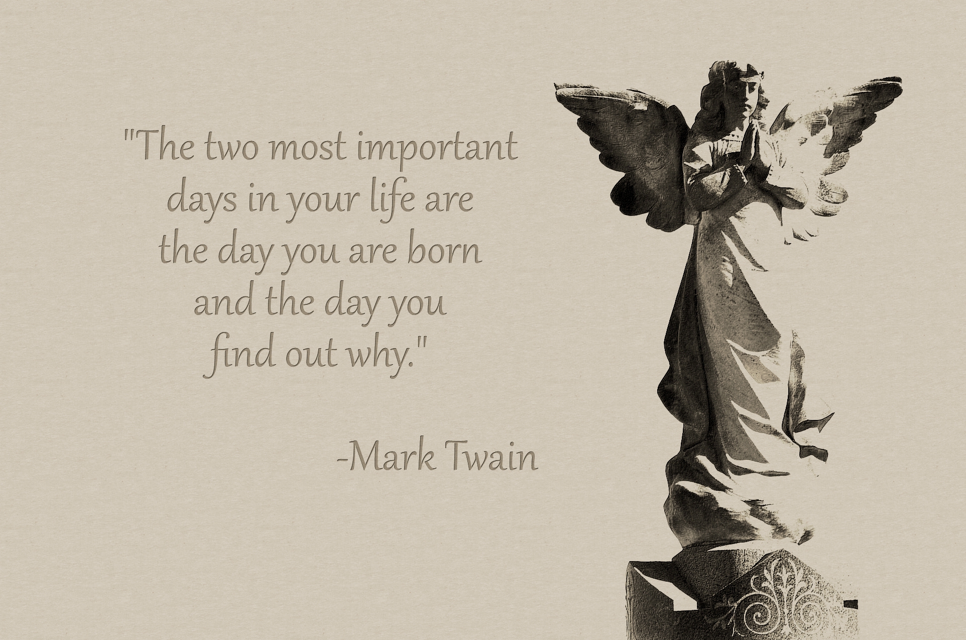 Angel Angel Statue Mark Twain Quote Statue 1924x1274